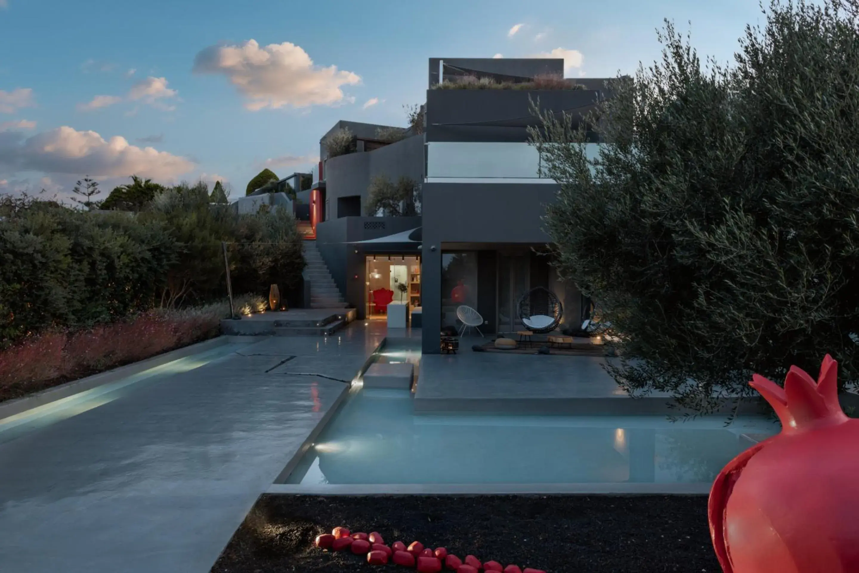 Property building in West East Suites Property building in West East Suites