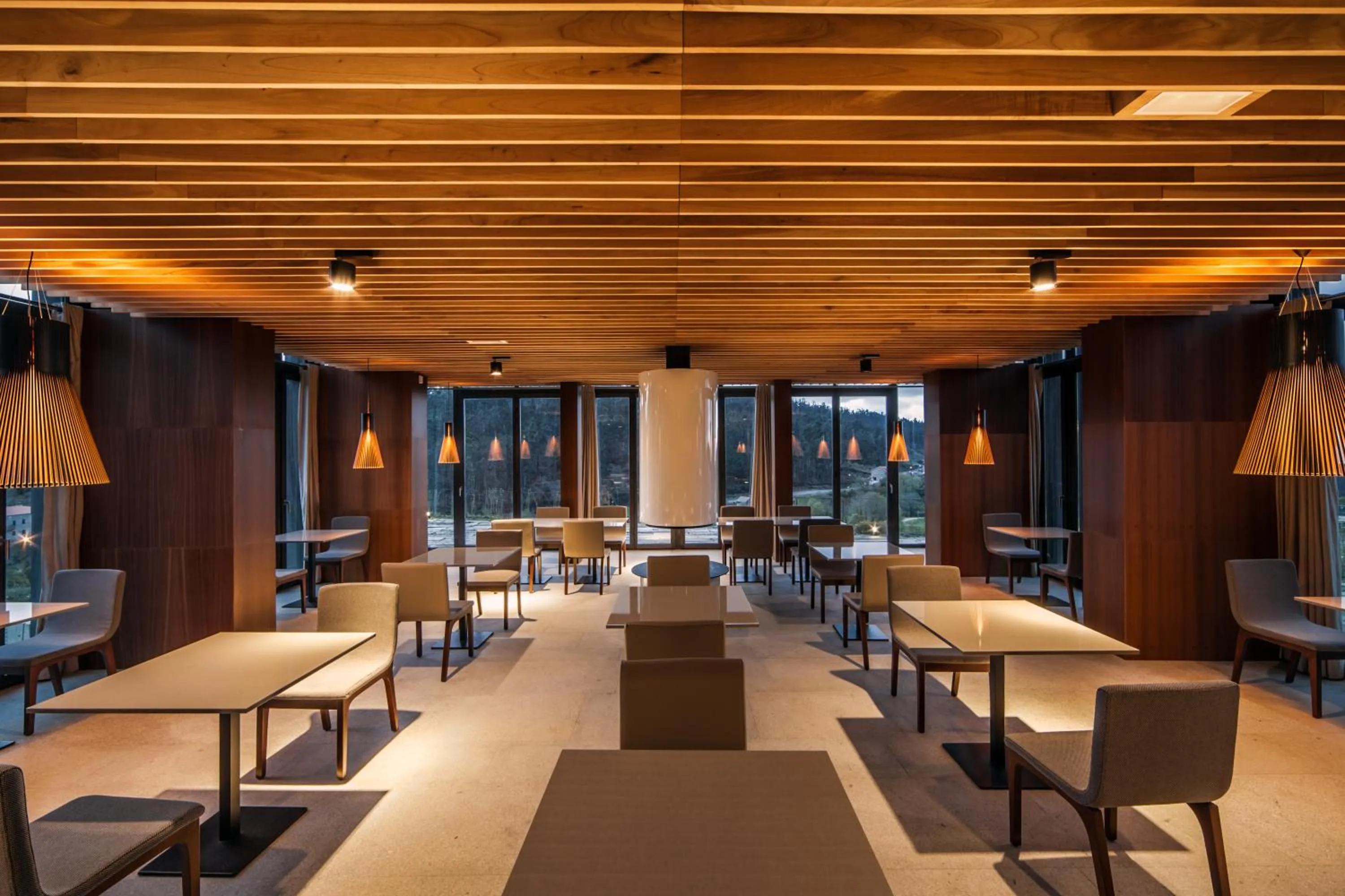 Dining area in Pousada Armenteira