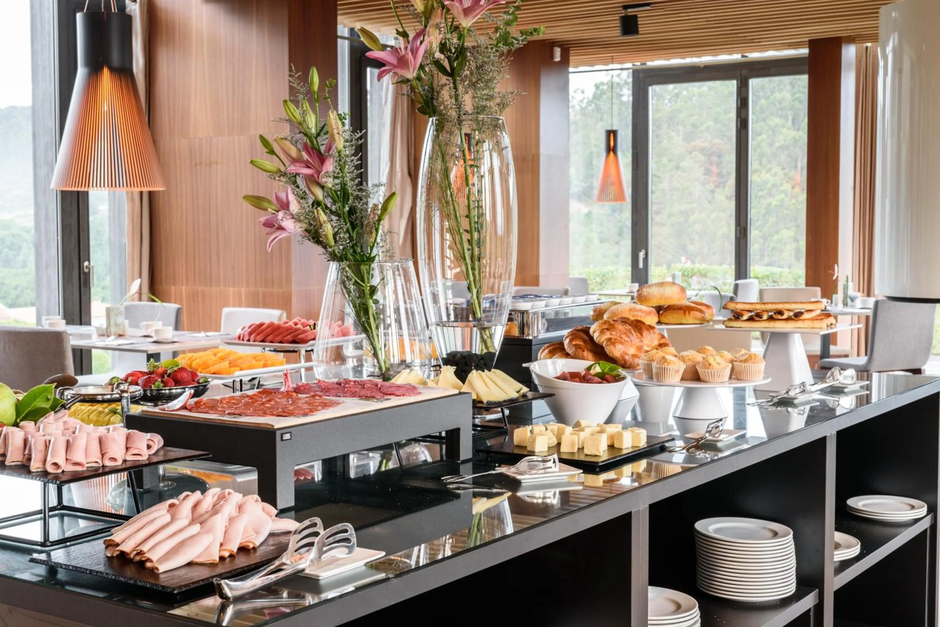Dining area in Pousada Armenteira