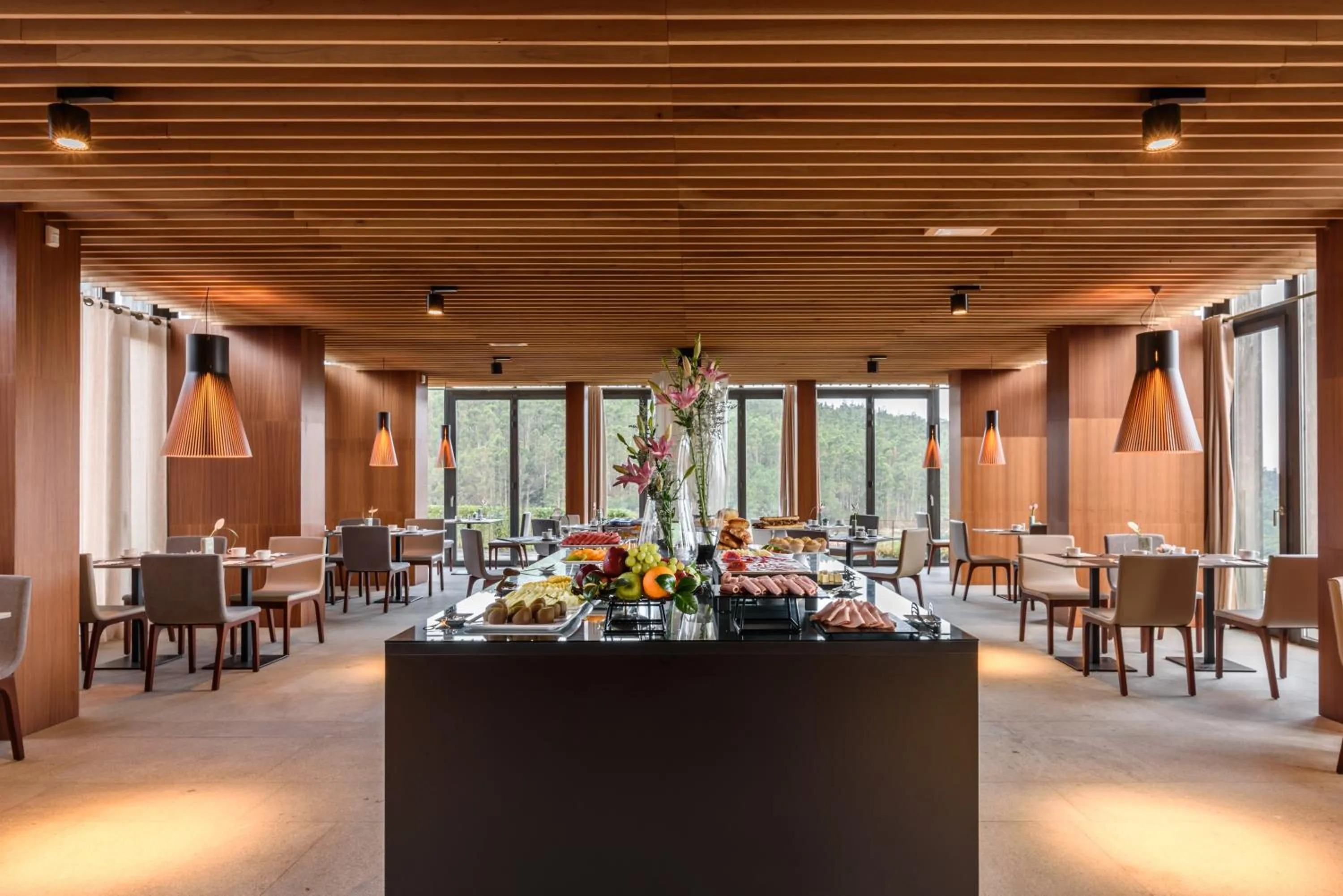 Dining area in Pousada Armenteira