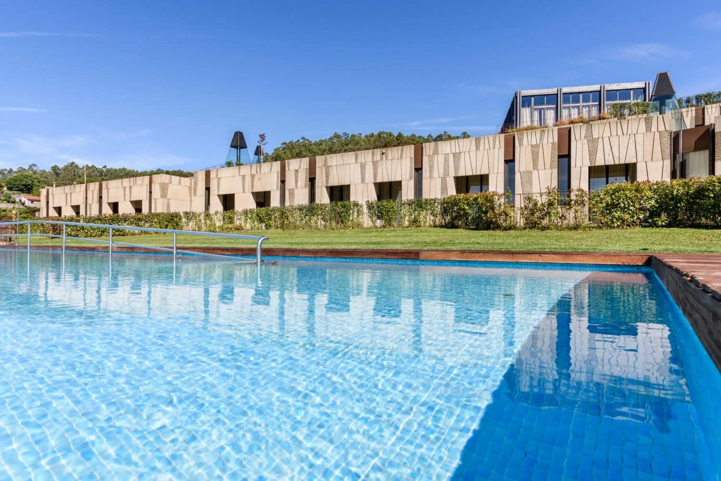 Swimming pool in Pousada Armenteira