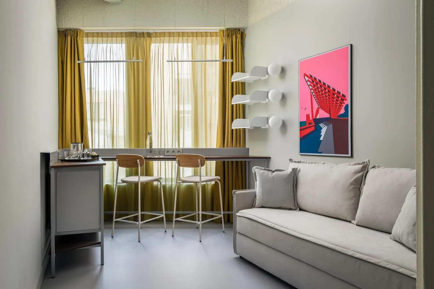 Bedroom in BYPILLOW Flamant