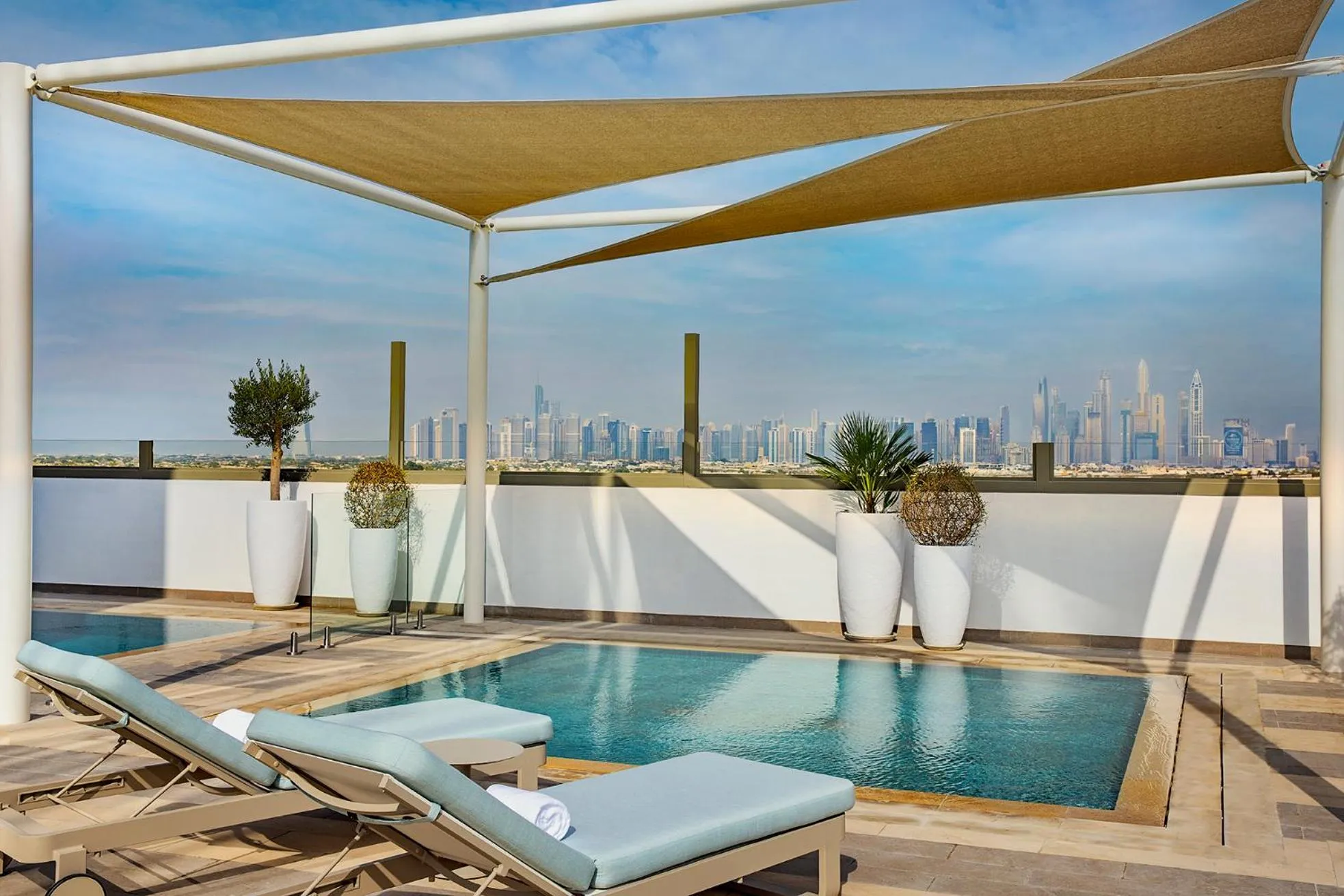 Pool view in Hotel Local Dubai, Jumeirah Village Triangle, Autograph Collection