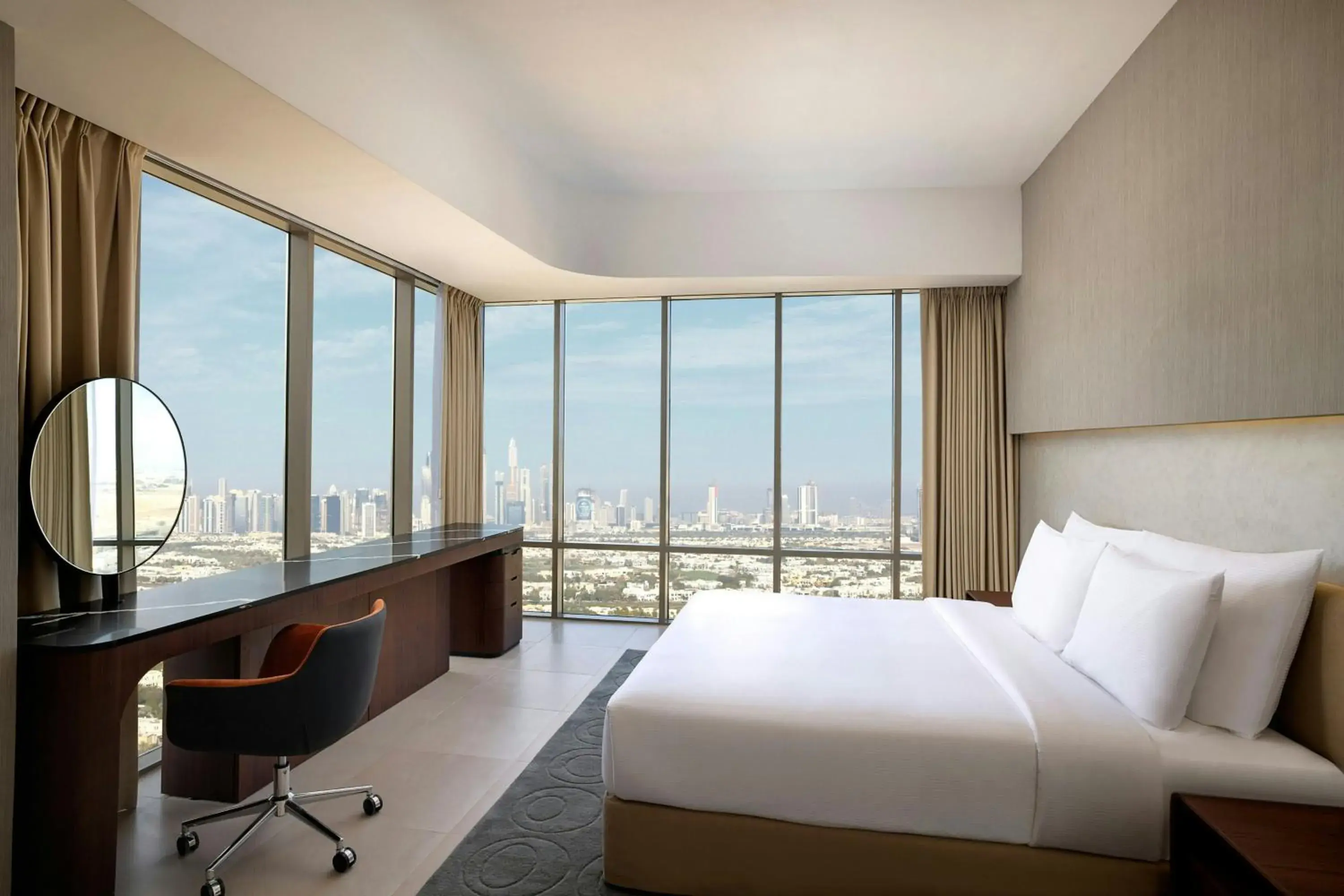 Bedroom, Bed in Hotel Local Dubai, Jumeirah Village Triangle, Autograph Collection Bedroom, Bed in Hotel Local Dubai, Jumeirah Village Triangle, Autograph Collection