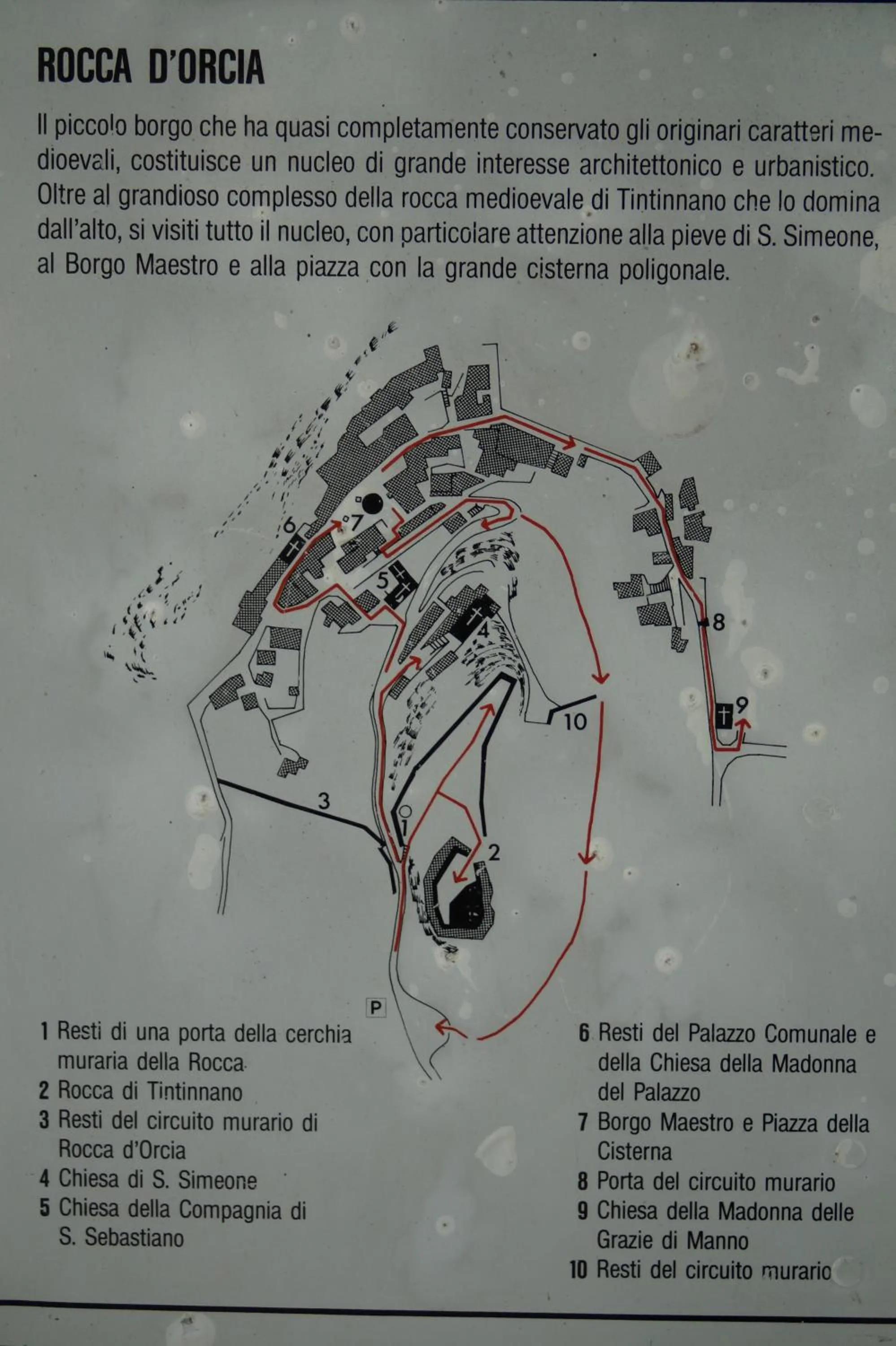Floor plan in La Mandola