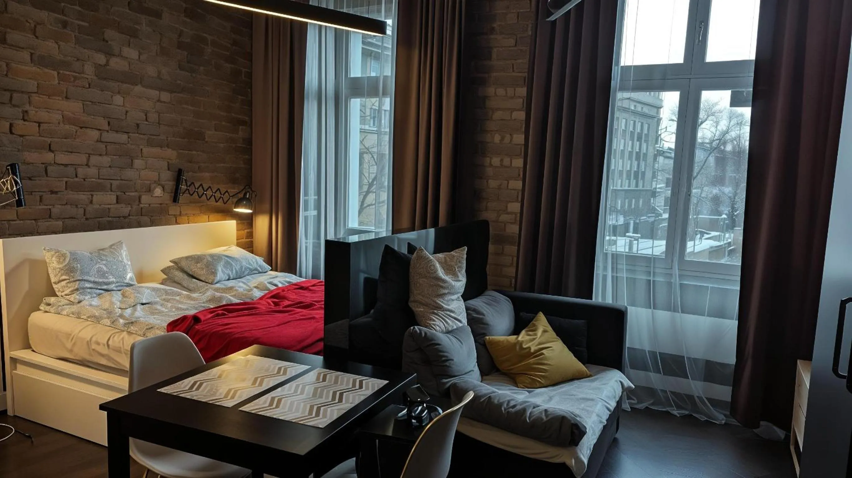 Bed in Cracow Fancy Brick #1 - Old Town