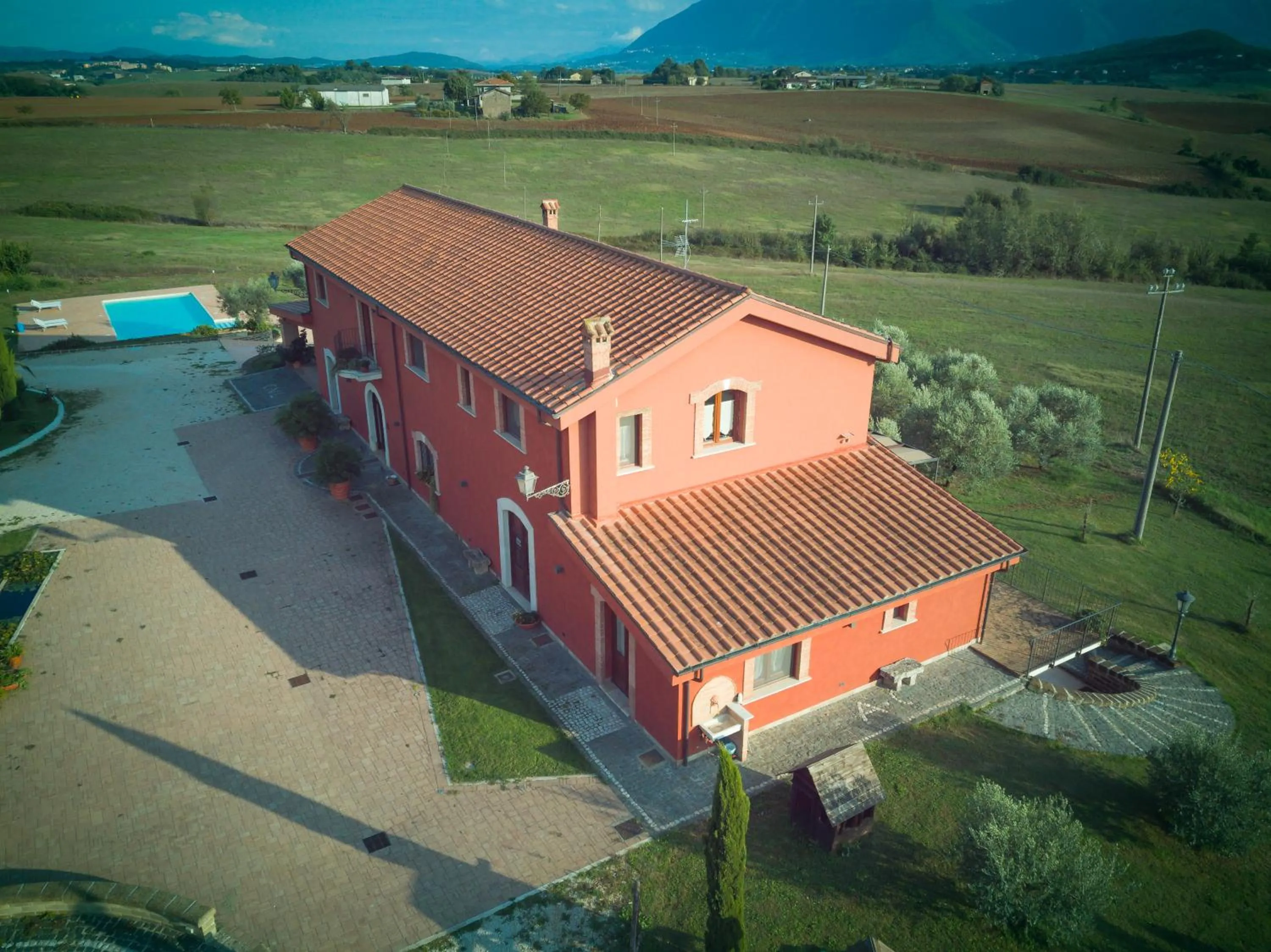 Bird's eye view in Tenuta Terre dei Latini