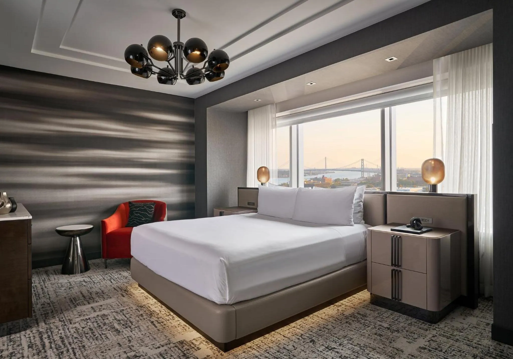 Photo of the whole room, Bed in MGM Grand Detroit