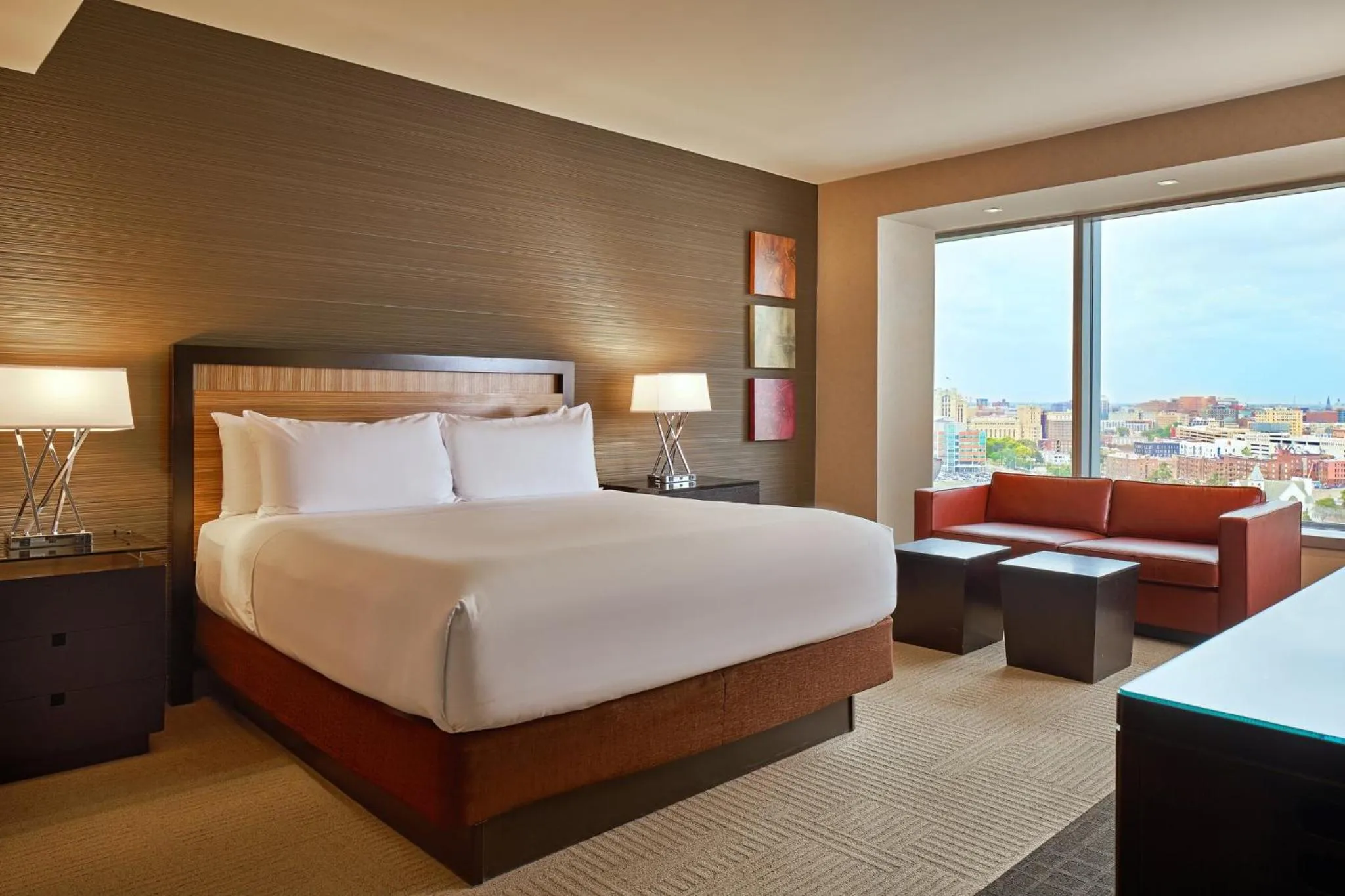 Photo of the whole room, Bed in MGM Grand Detroit