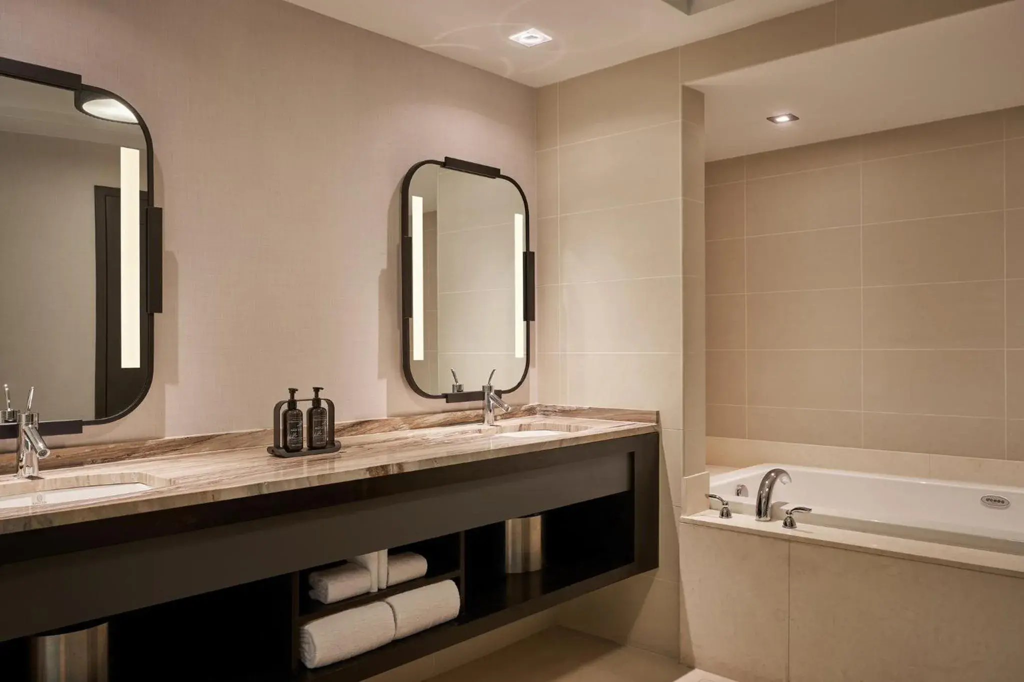 Bathroom in MGM Grand Detroit Bathroom in MGM Grand Detroit