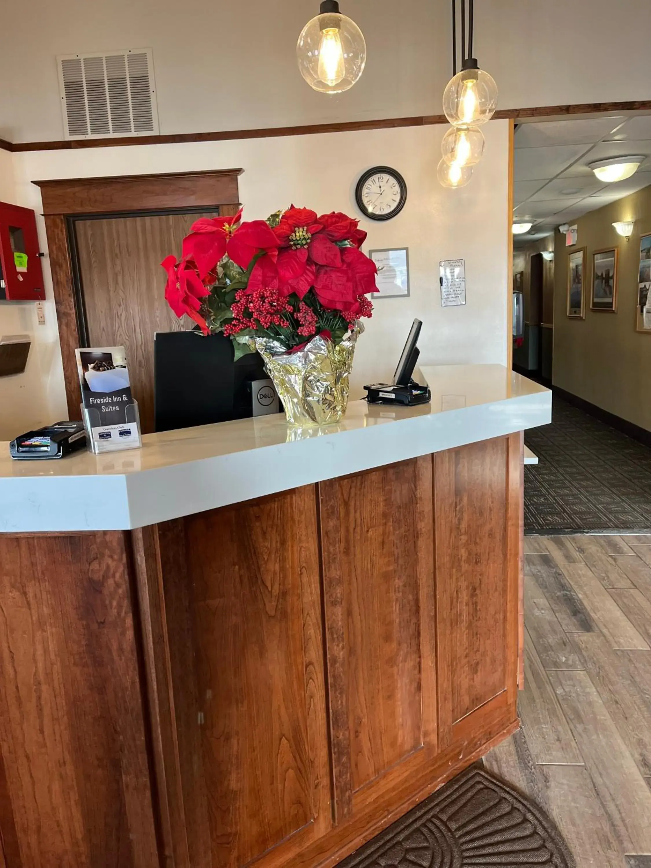 Lobby or reception in Fireside Inn and Suites Lobby or reception in Fireside Inn and Suites