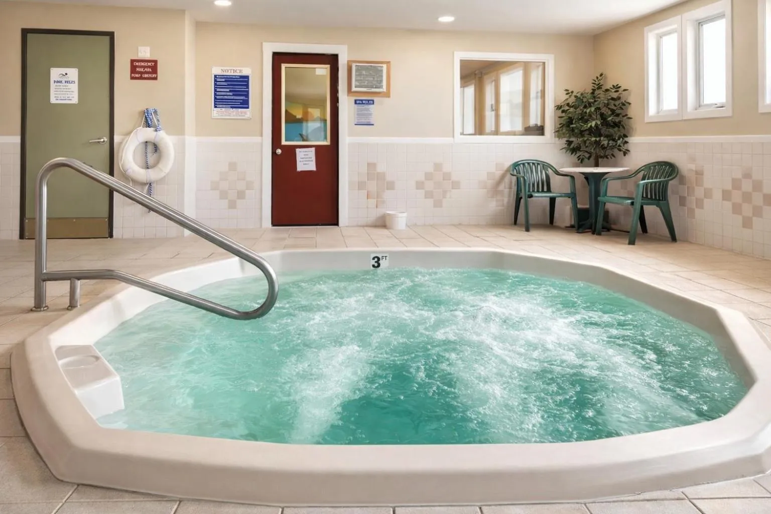 Swimming pool in Fireside Inn and Suites
