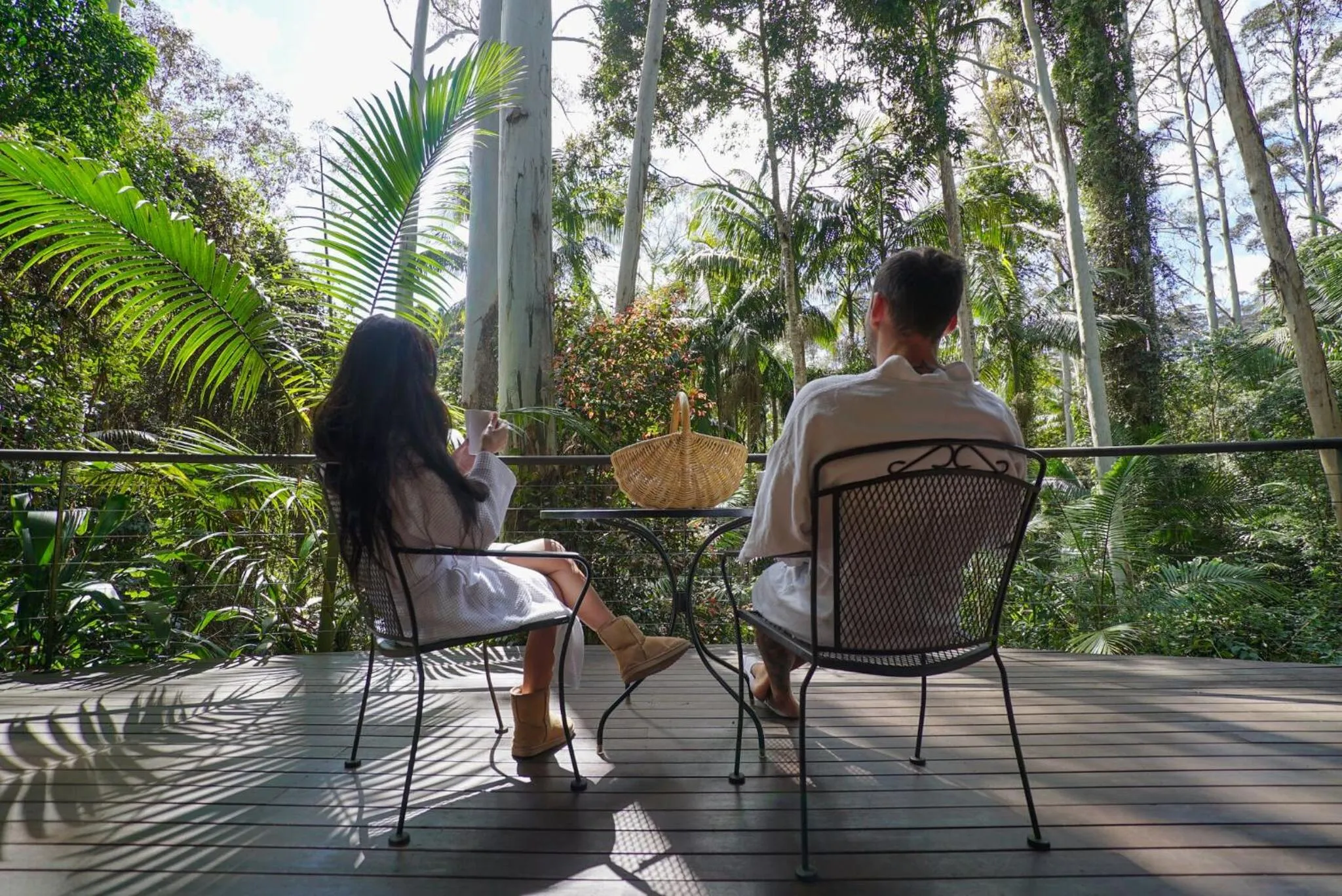 Breakfast in Pethers Rainforest Retreat