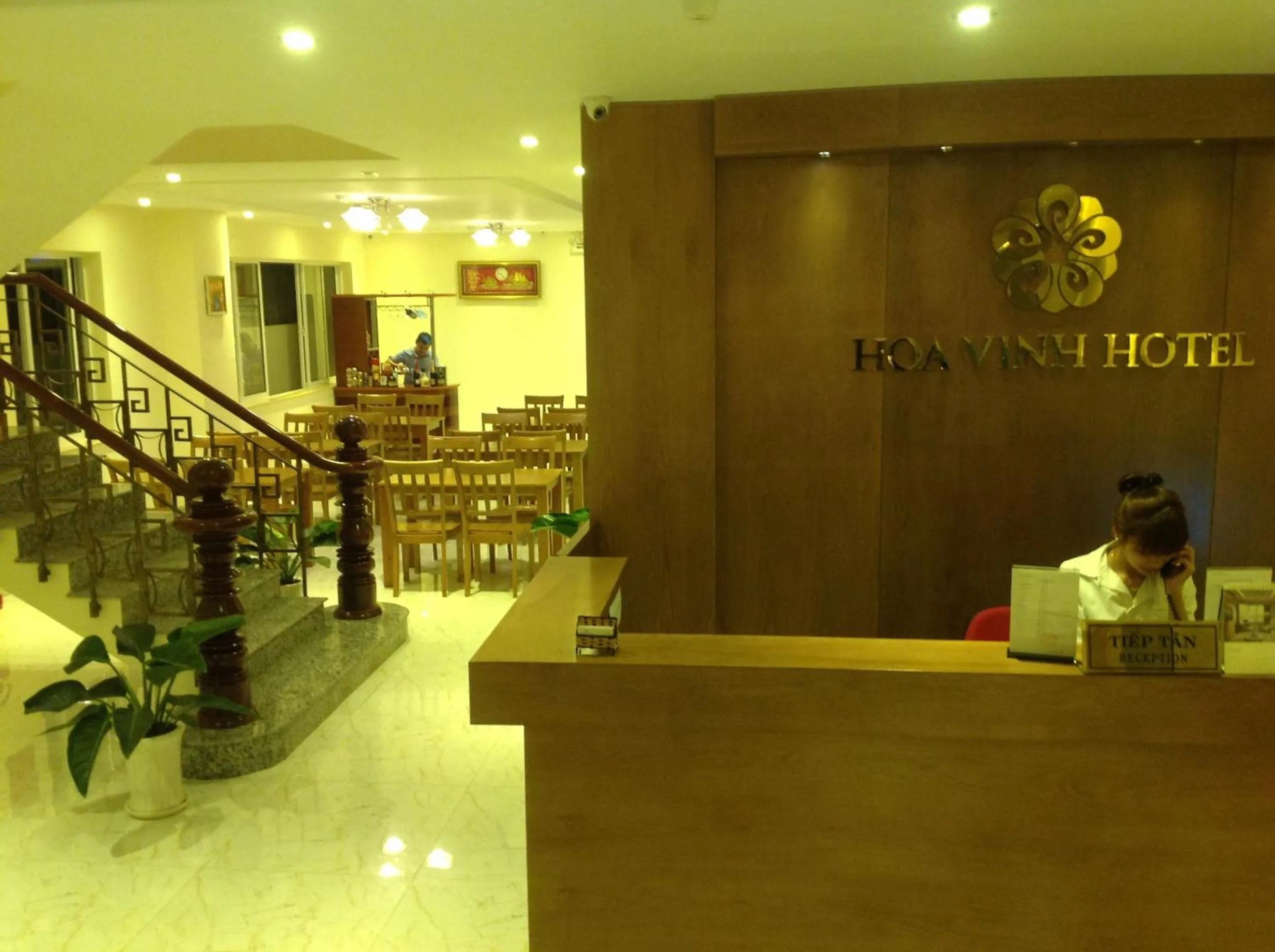 Lobby or reception in Hoa Vinh Hotel