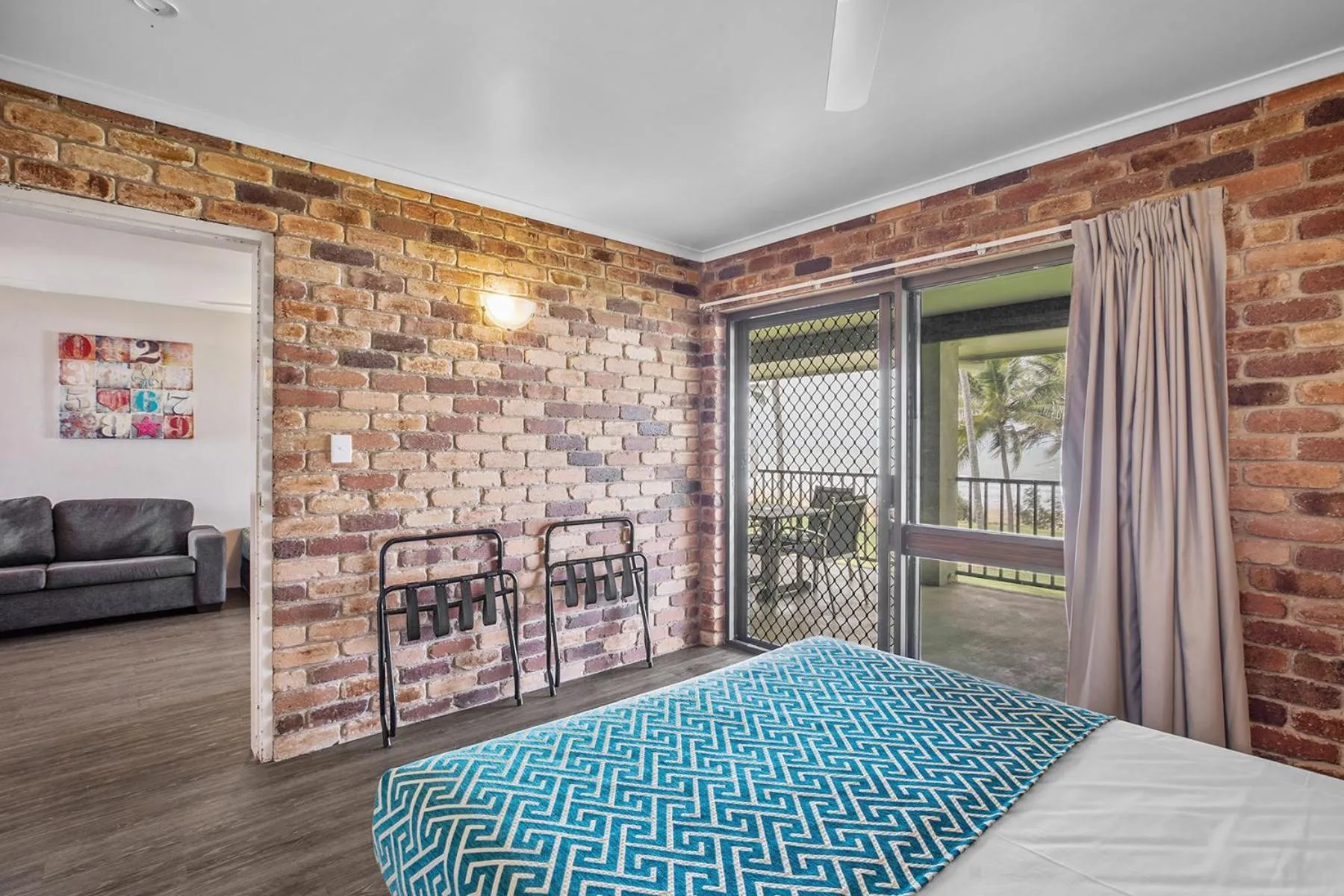 Bed in Sarina Beach Motel