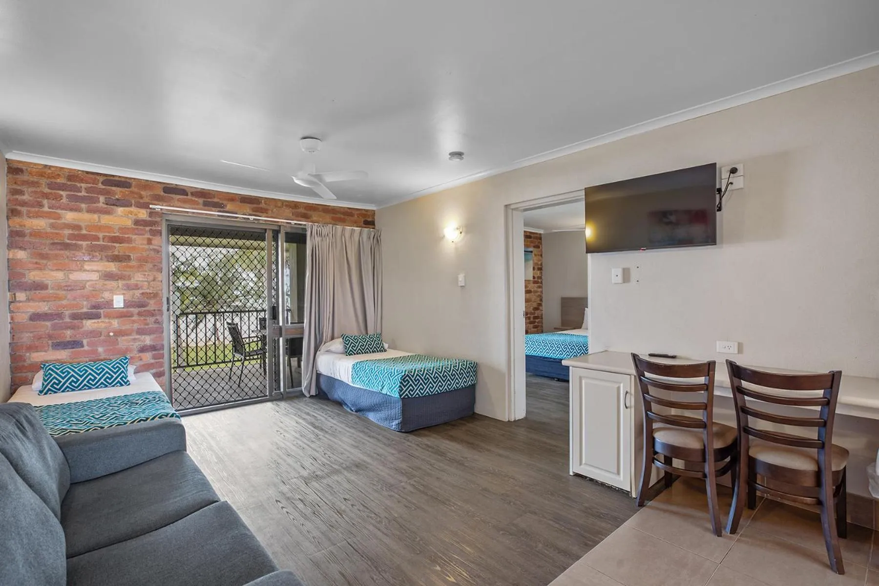 Bed in Sarina Beach Motel