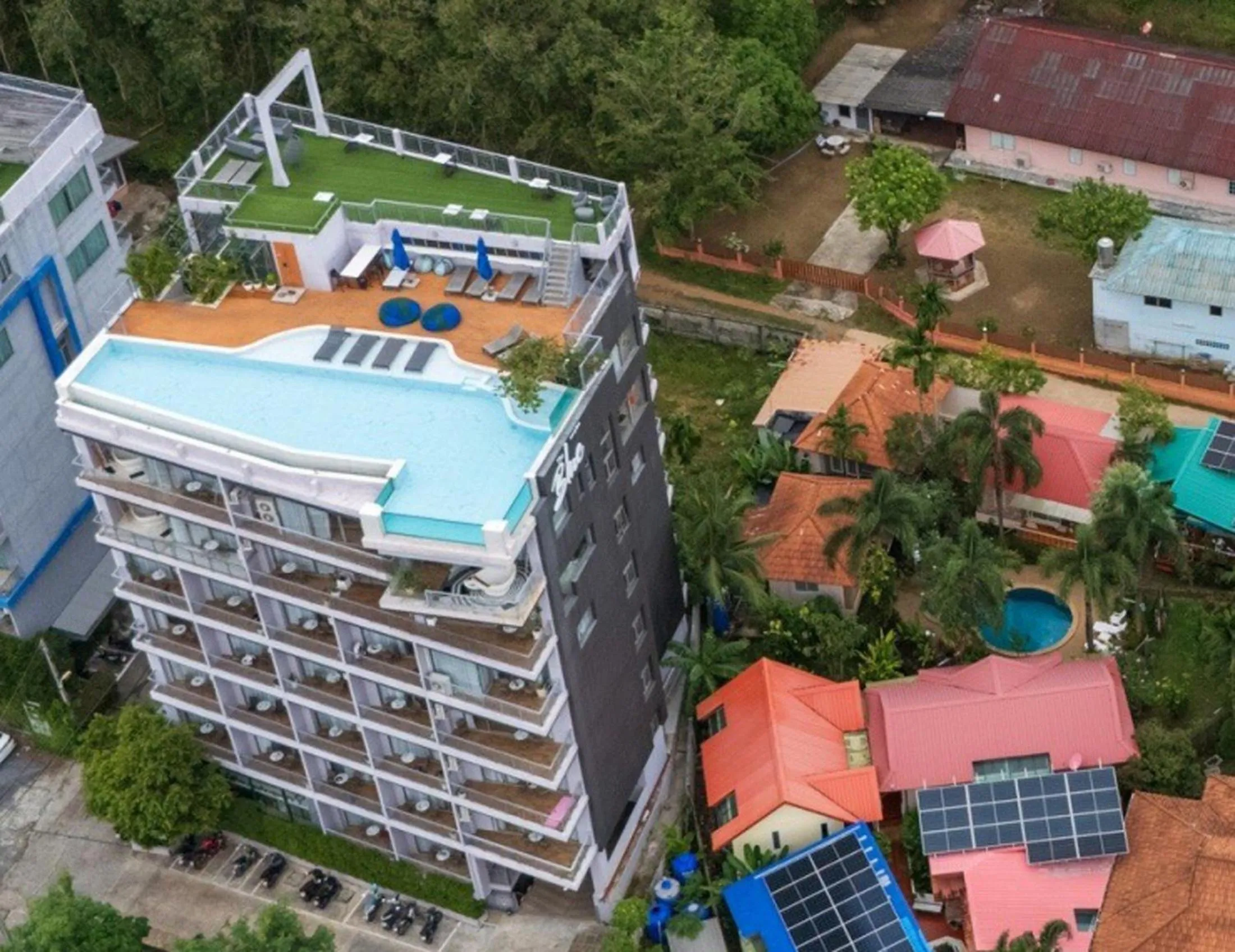 Property building in The Blue Hotel