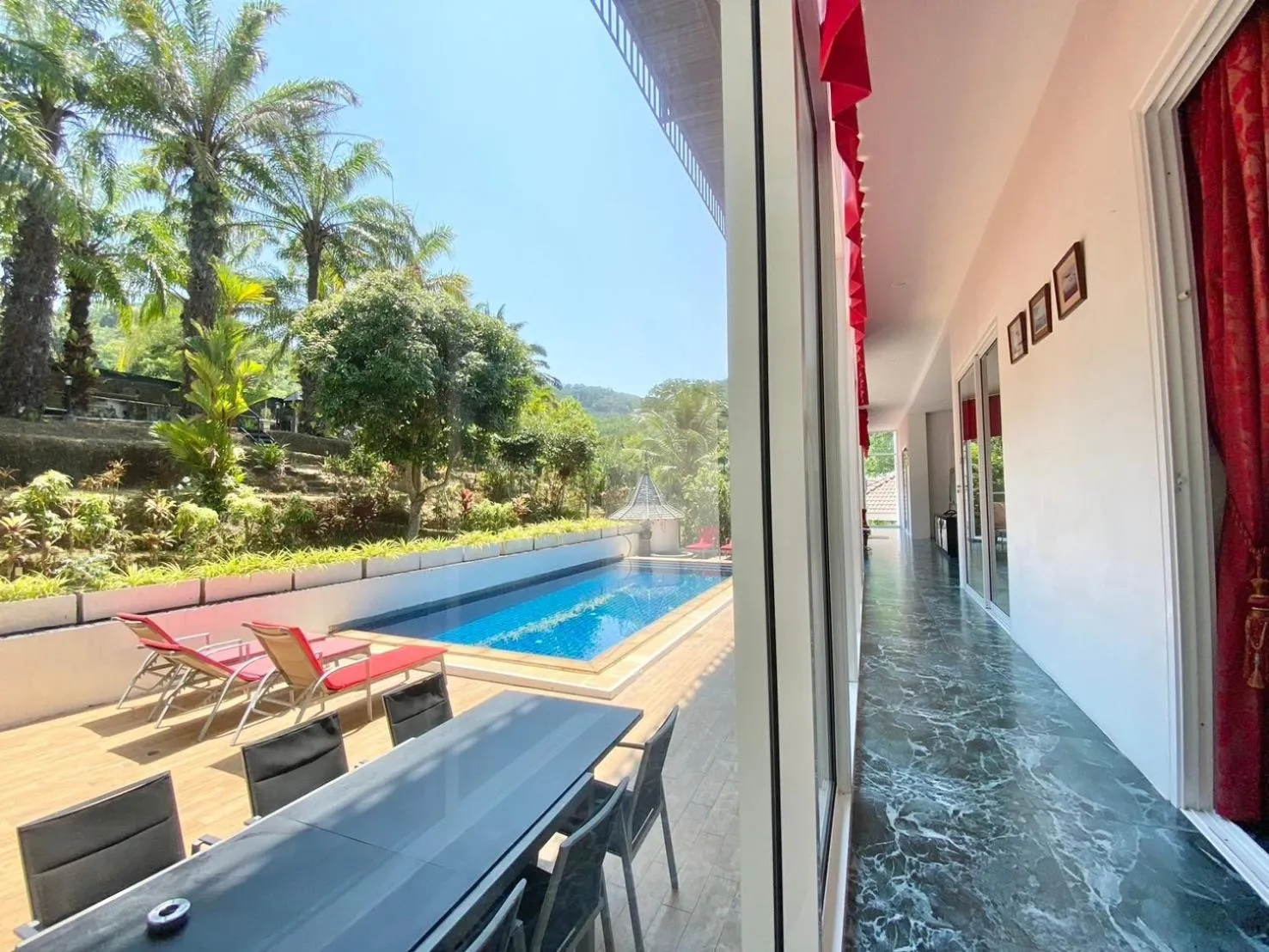 Patio in Chalong - 10 BR Private Pool Villa - Villa Nap Dau - Phuket