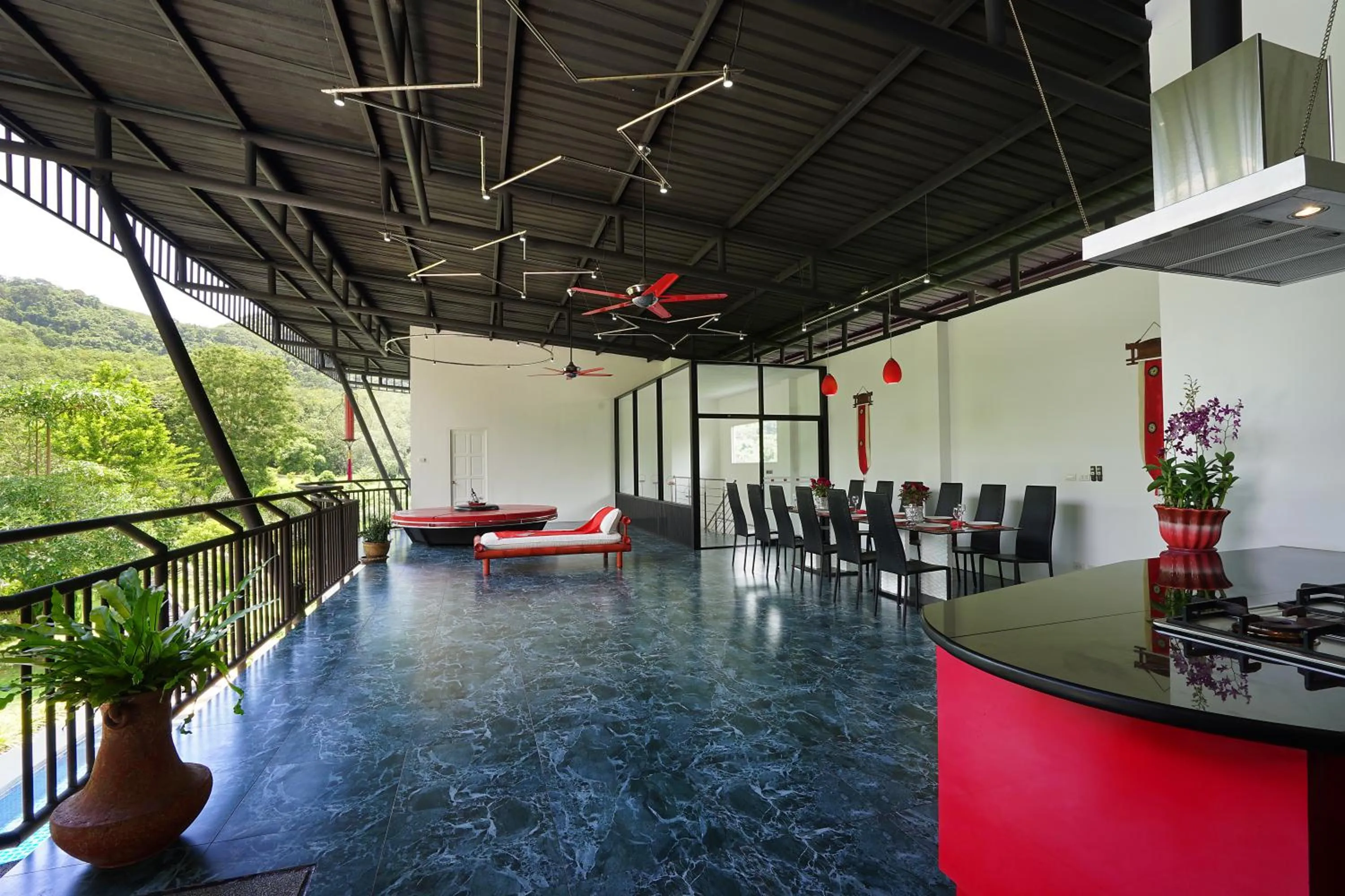 Balcony/Terrace in Chalong - 10 BR Private Pool Villa - Villa Nap Dau - Phuket