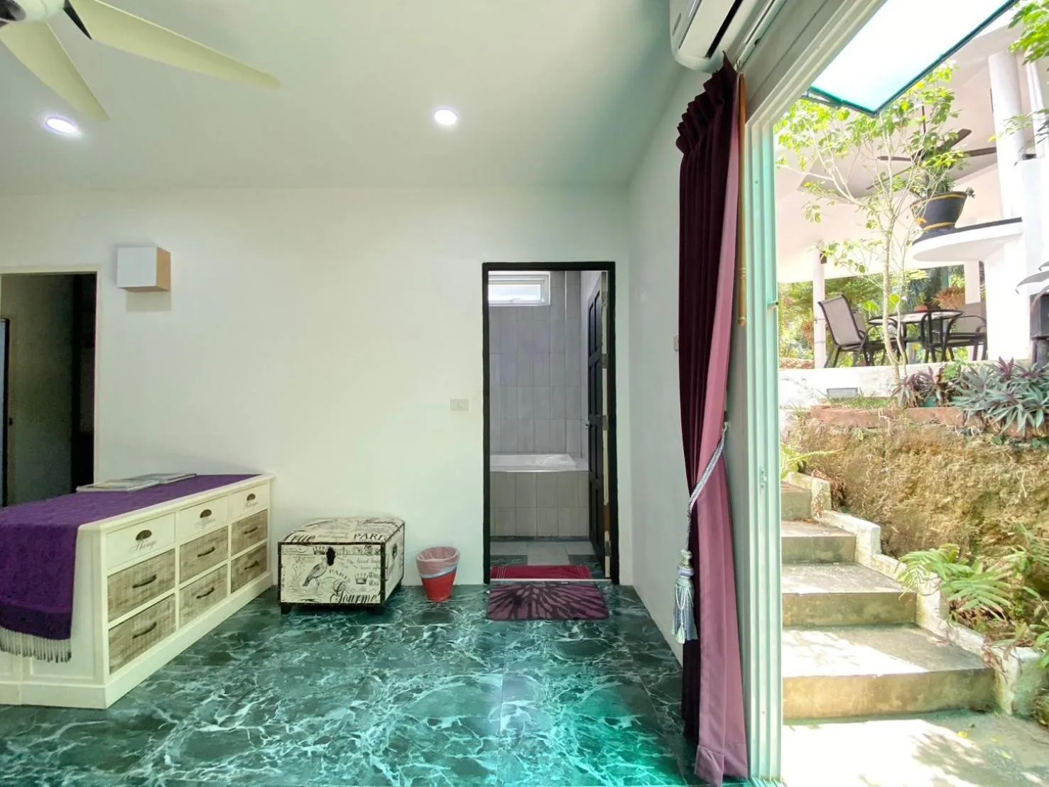 Patio in Chalong - 10 BR Private Pool Villa - Villa Nap Dau - Phuket