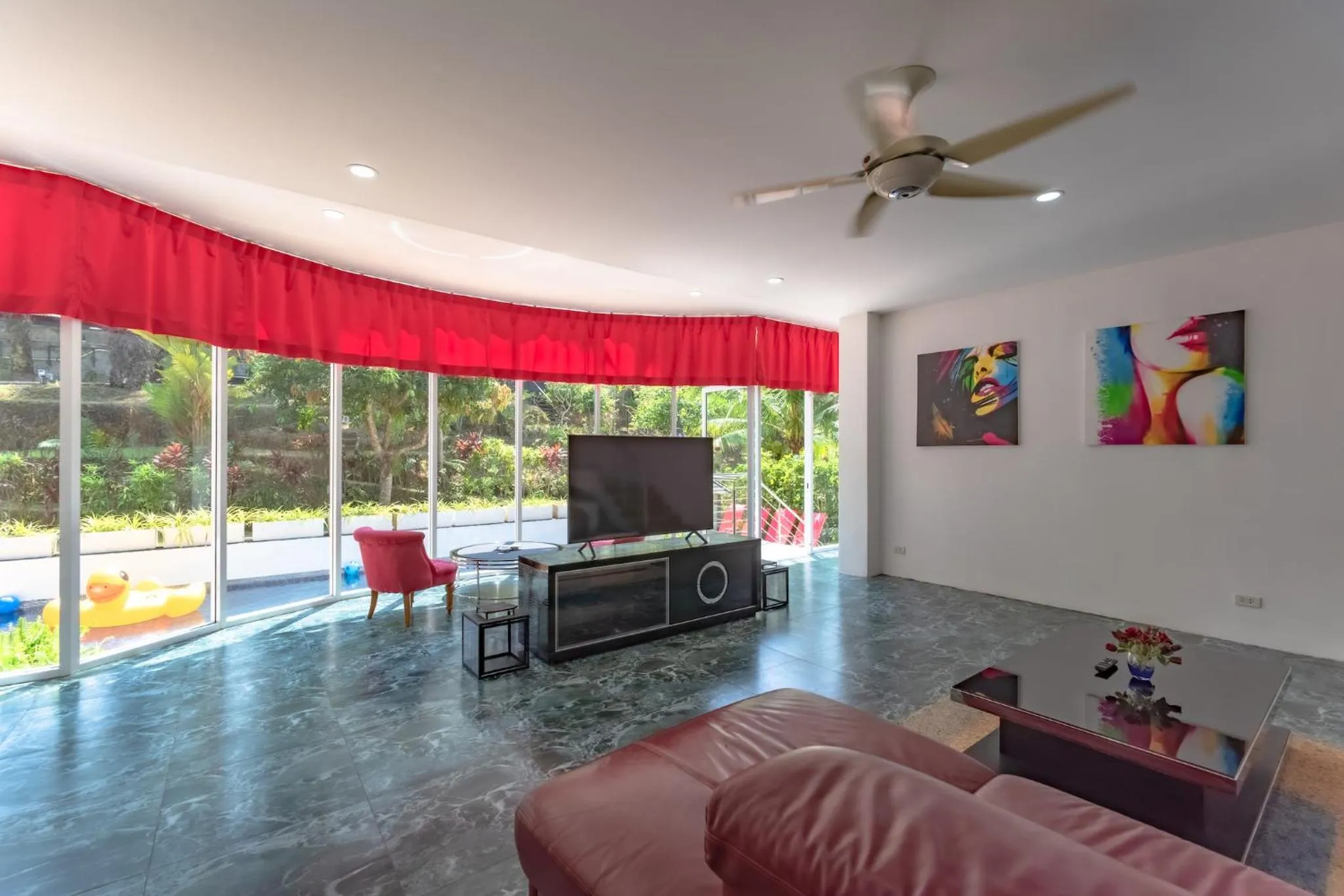 Living room in Chalong - 10 BR Private Pool Villa - Villa Nap Dau - Phuket