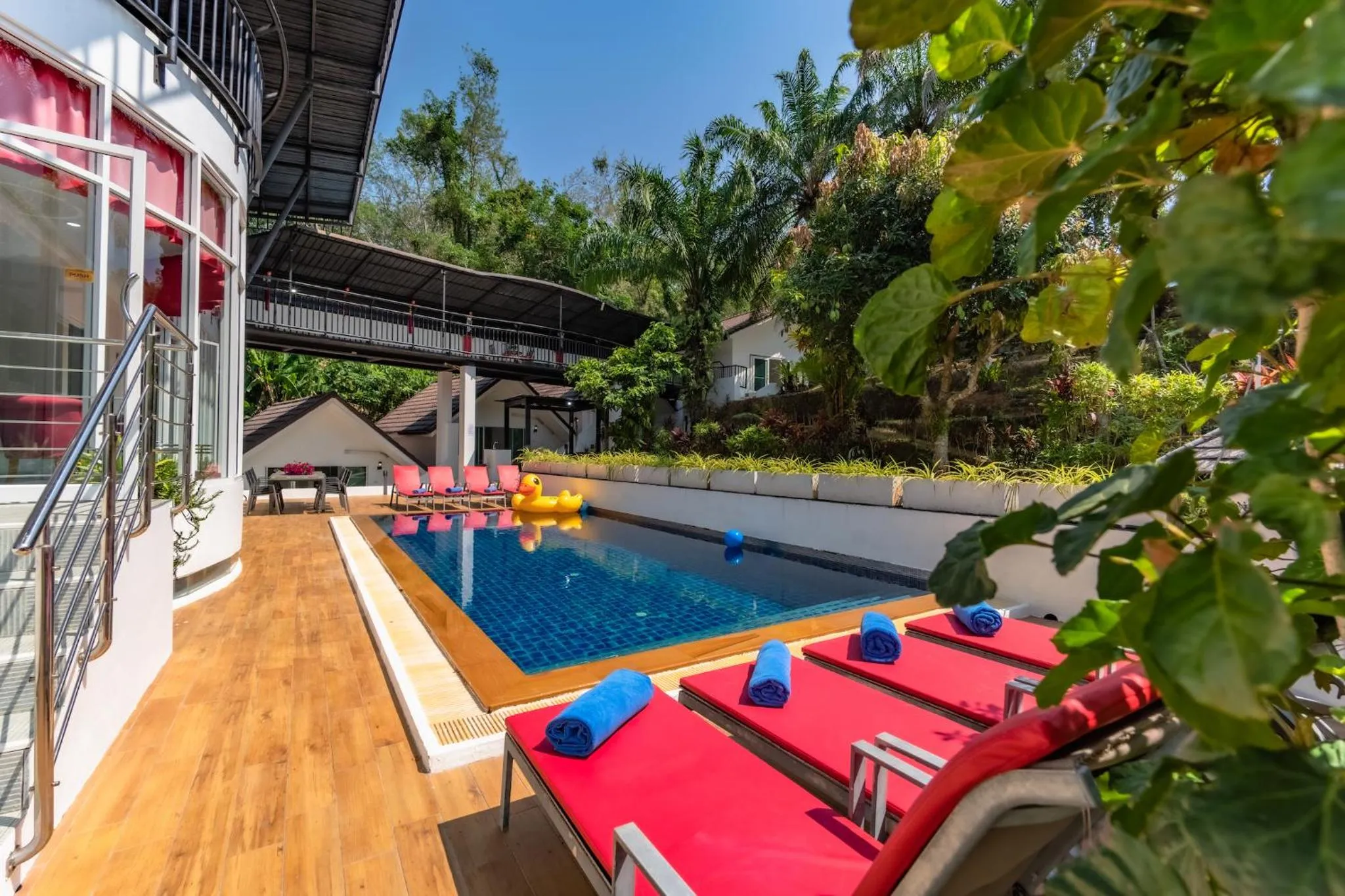 Patio in Chalong - 10 BR Private Pool Villa - Villa Nap Dau - Phuket