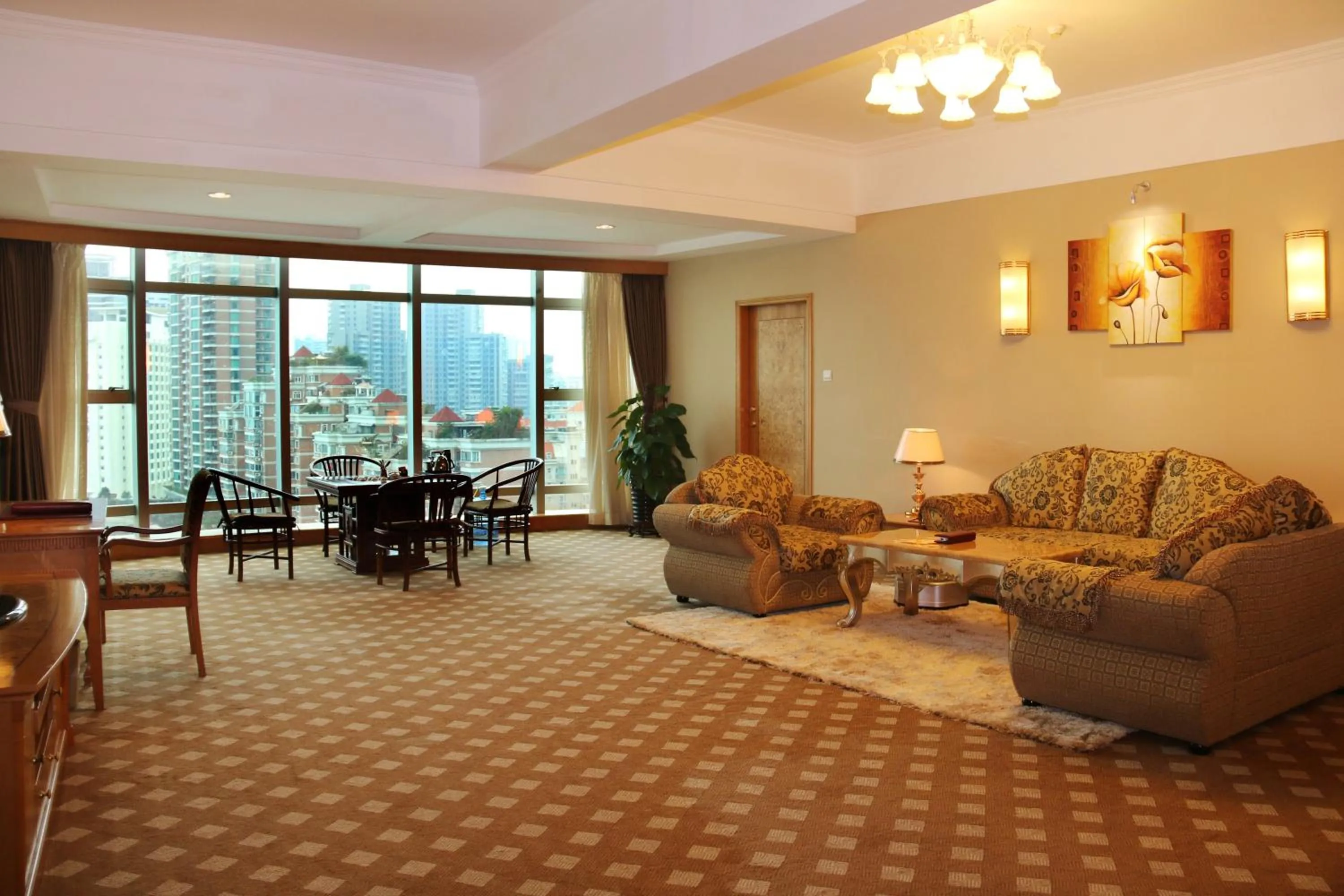 Living room, Seating Area in Zhuhai Dehan Hotel