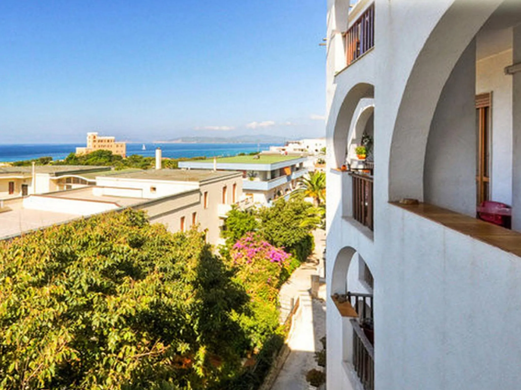Balcony/Terrace in B&B Asteroidea