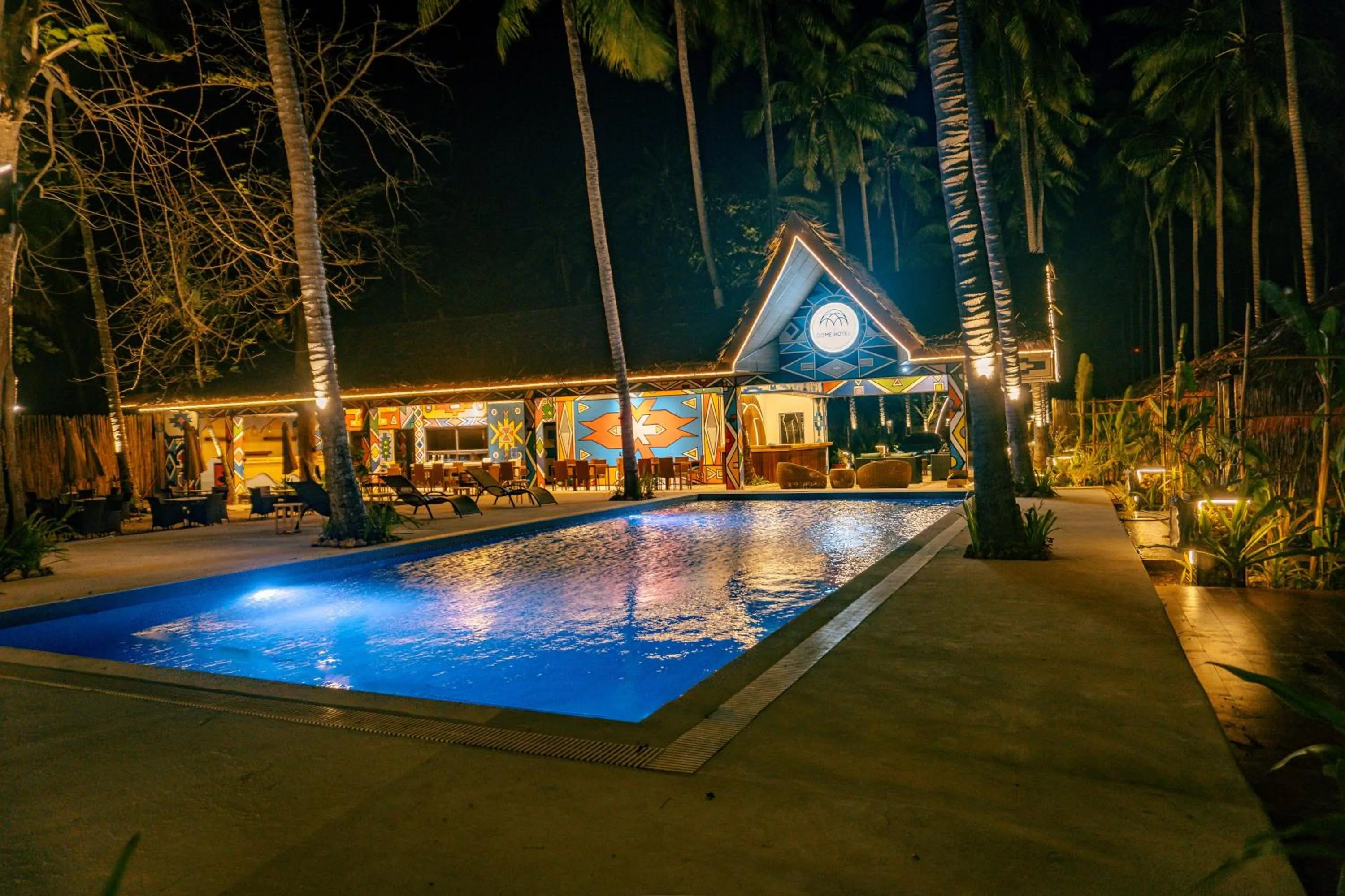 Swimming pool in The Dome Hotel Puerto Princesa City