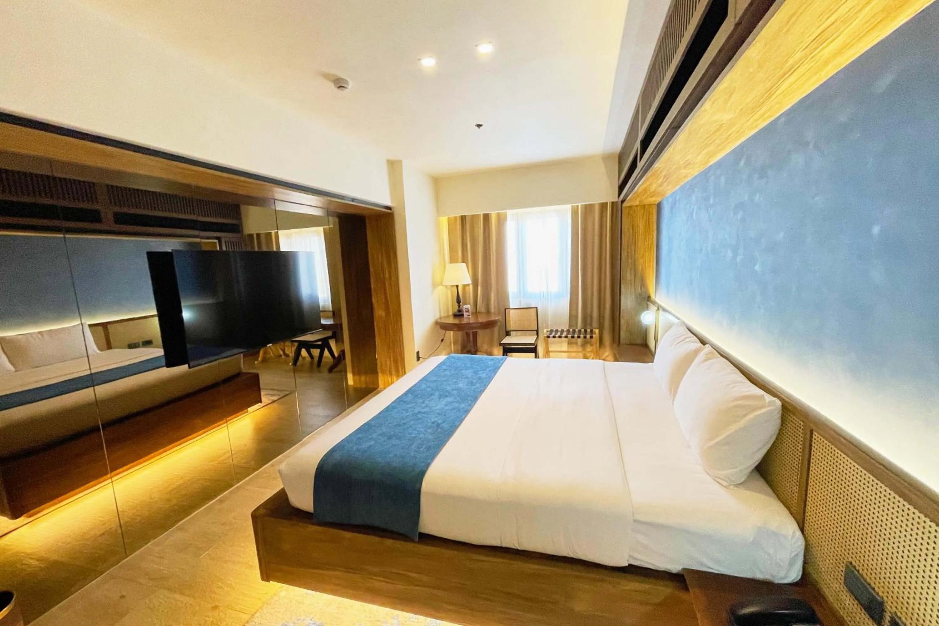 Bed in Elijah Hotel Dasmarinas City Cavite