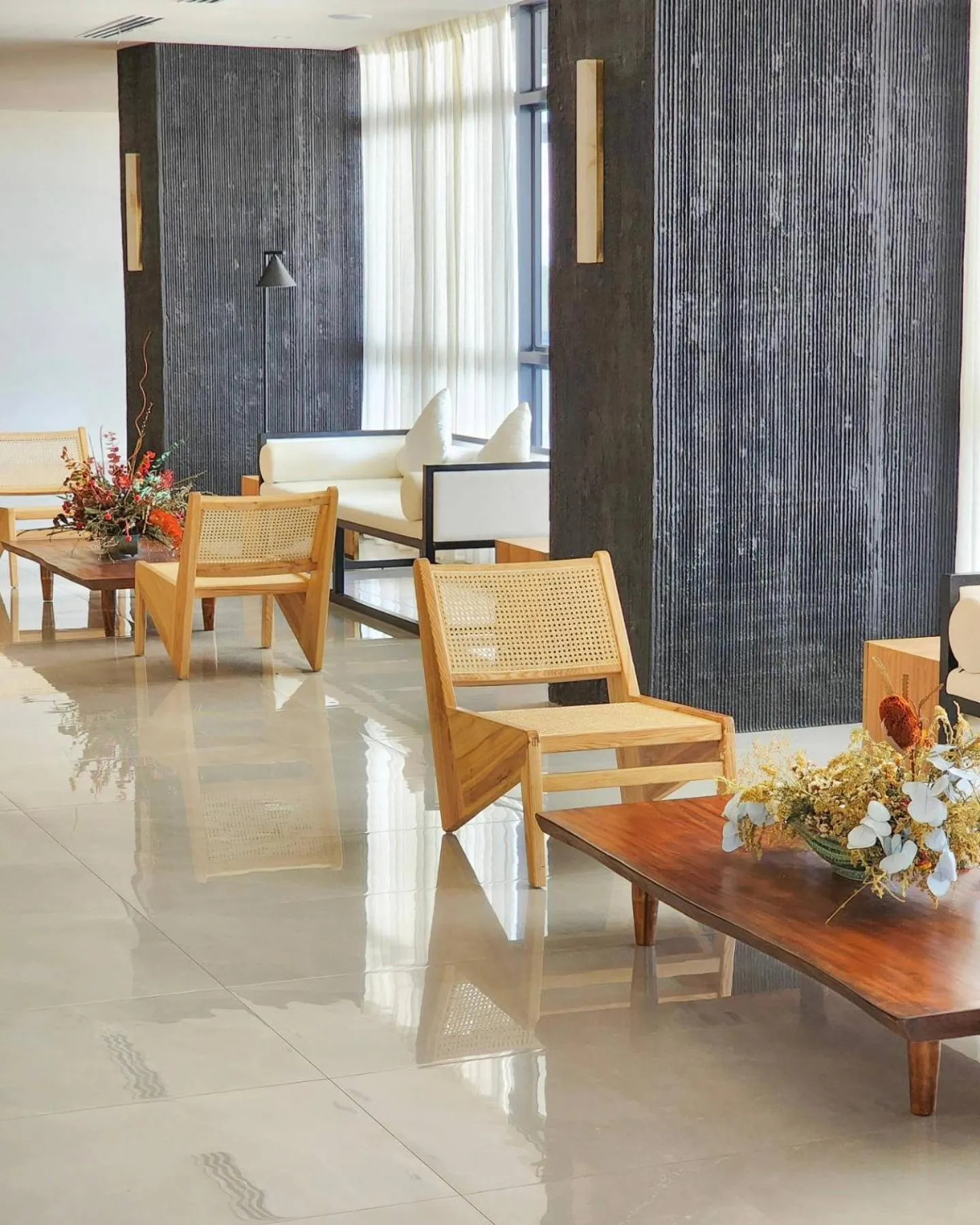 Seating area in Elijah Hotel Dasmarinas City Cavite