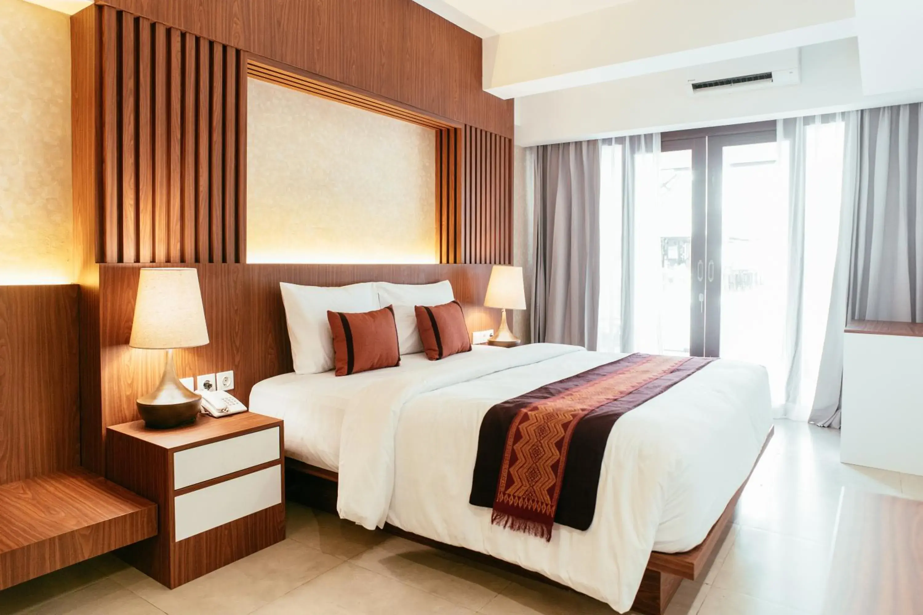 Bedroom, Bed in Nadi Hotel Legian Bedroom, Bed in Nadi Hotel Legian