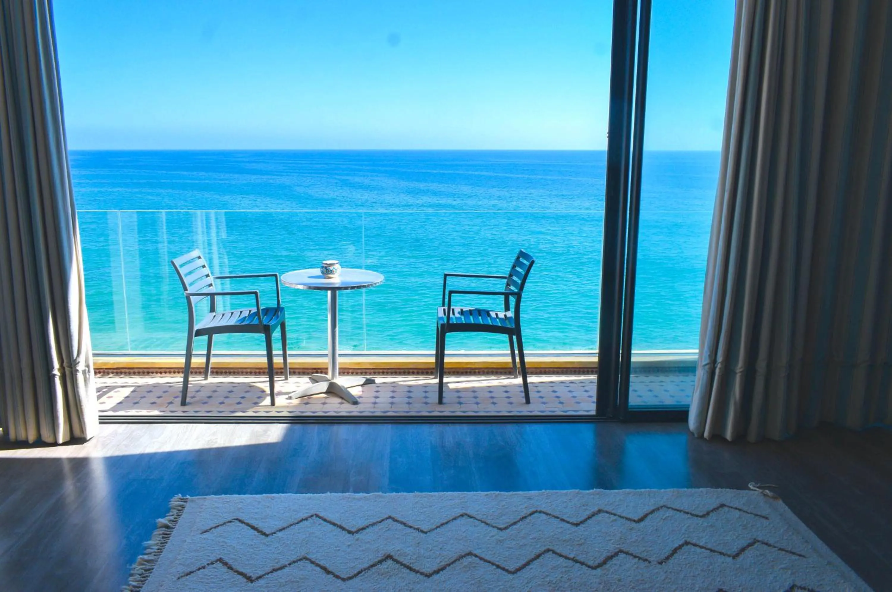 Balcony/Terrace in Bouad Seafront Apartments & Rooms