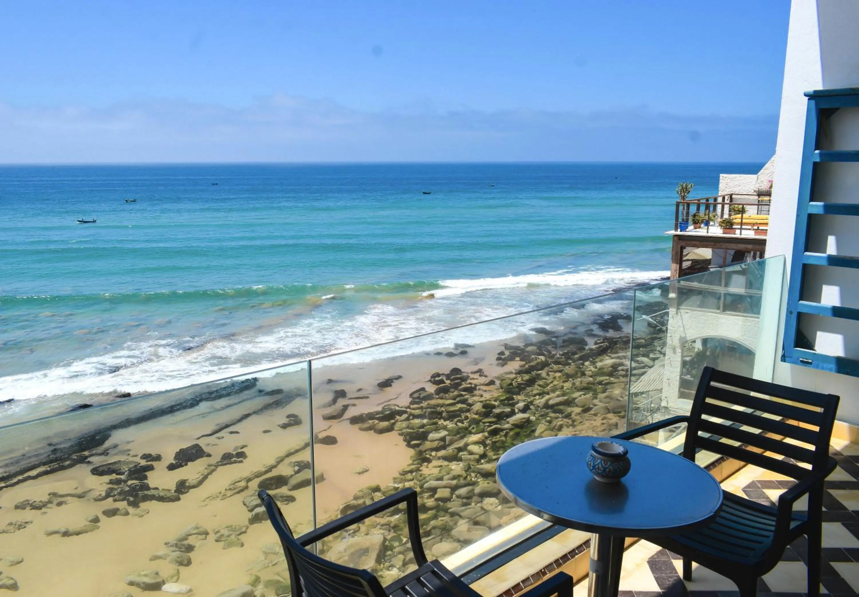 Balcony/Terrace in Bouad Seafront Apartments & Rooms