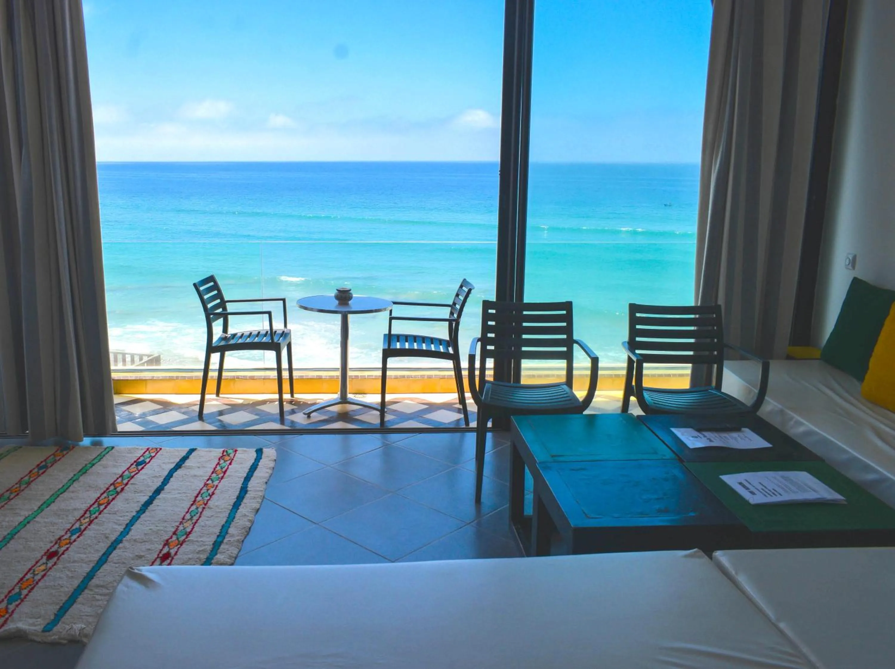 Balcony/Terrace in Bouad Seafront Apartments & Rooms