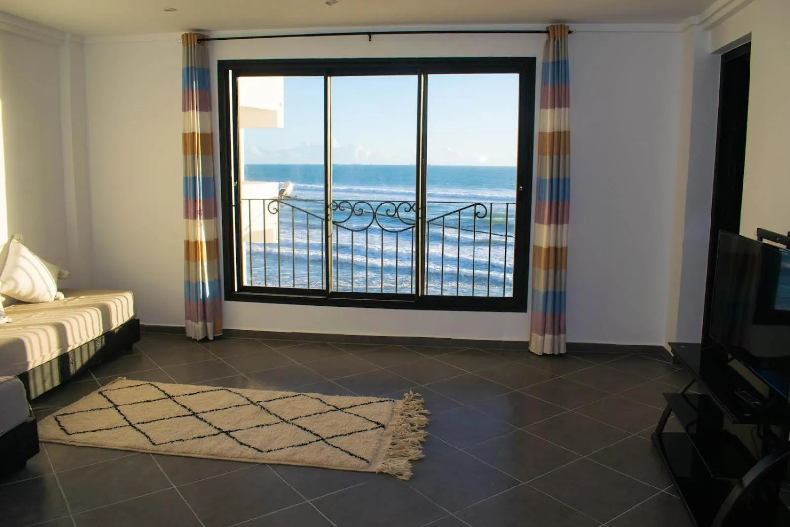 Living room, Bed in Bouad Seafront Apartments & Rooms