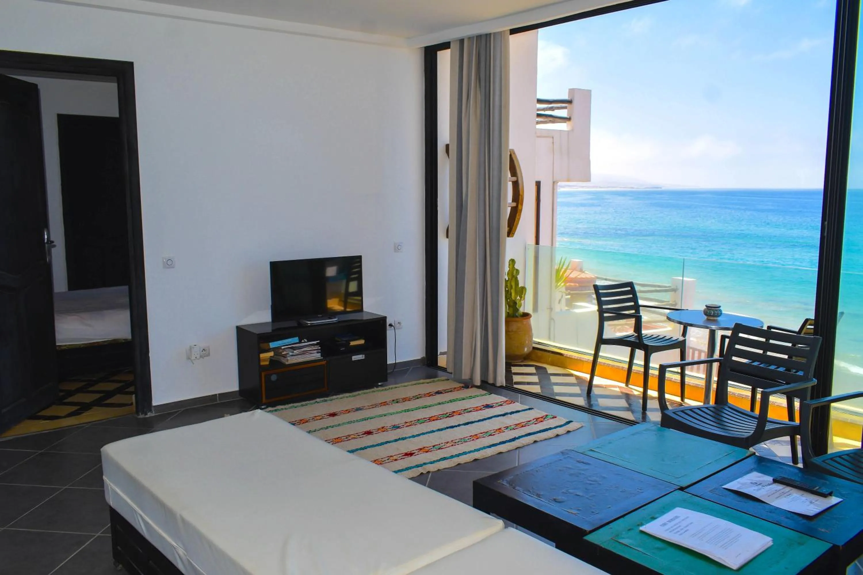TV and multimedia, Bed in Bouad Seafront Apartments & Rooms