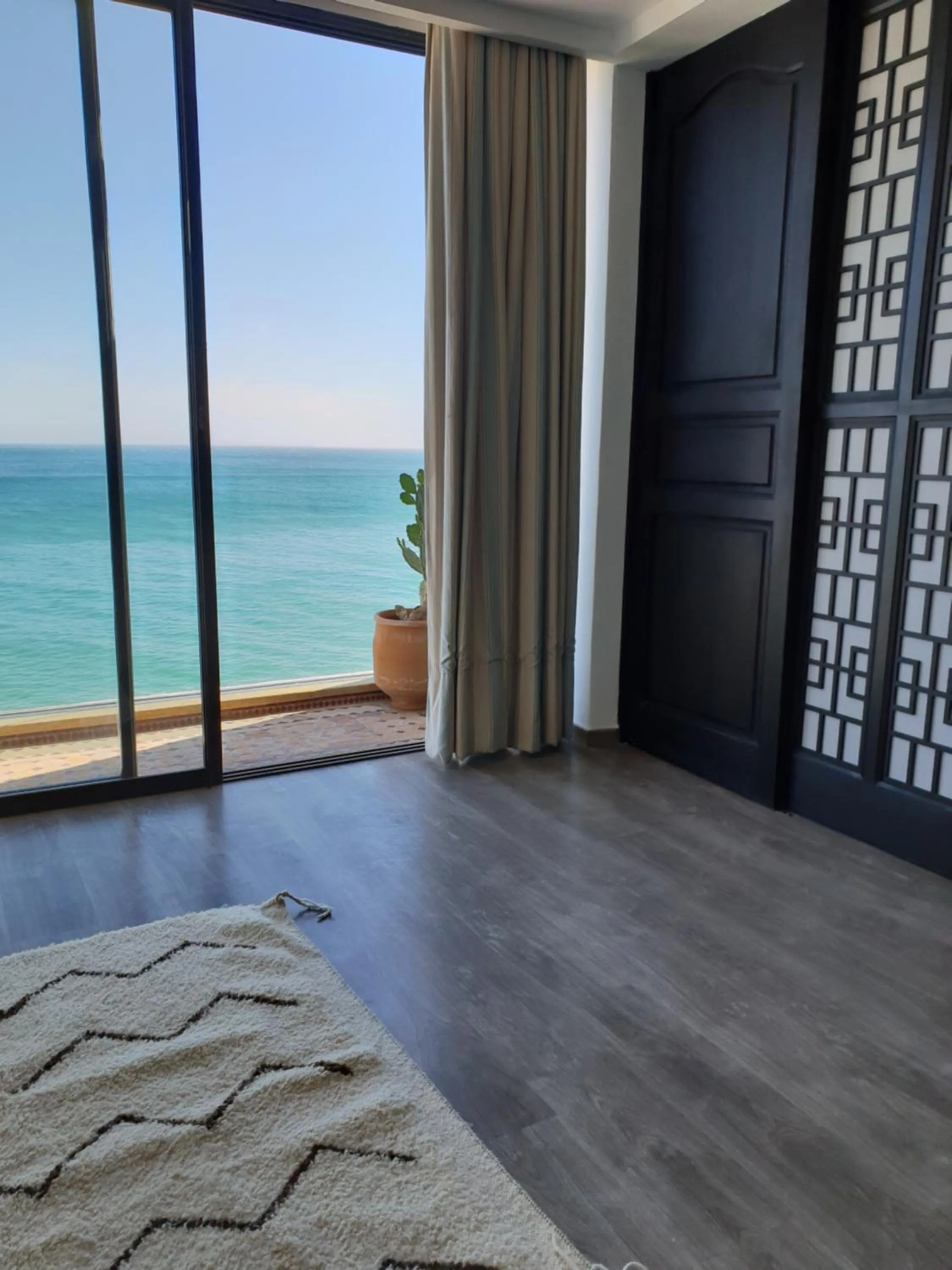 Balcony/Terrace in Bouad Seafront Apartments & Rooms