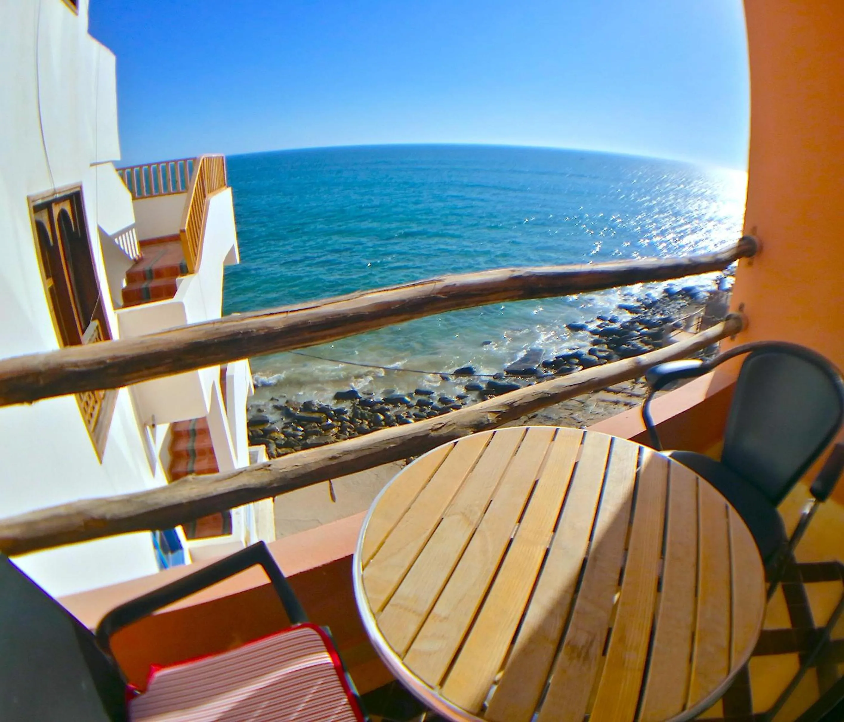 Balcony/Terrace in Bouad Seafront Apartments & Rooms