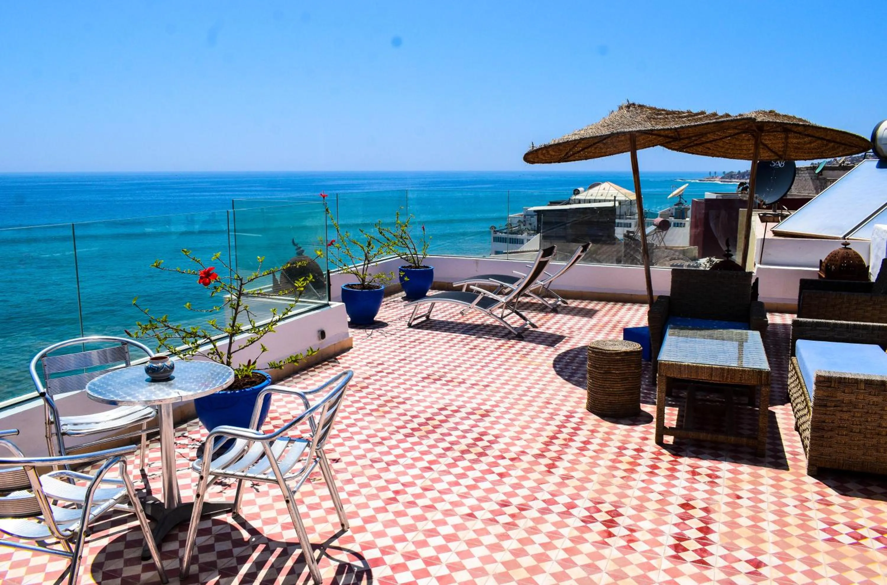 BBQ facilities in Bouad Seafront Apartments & Rooms