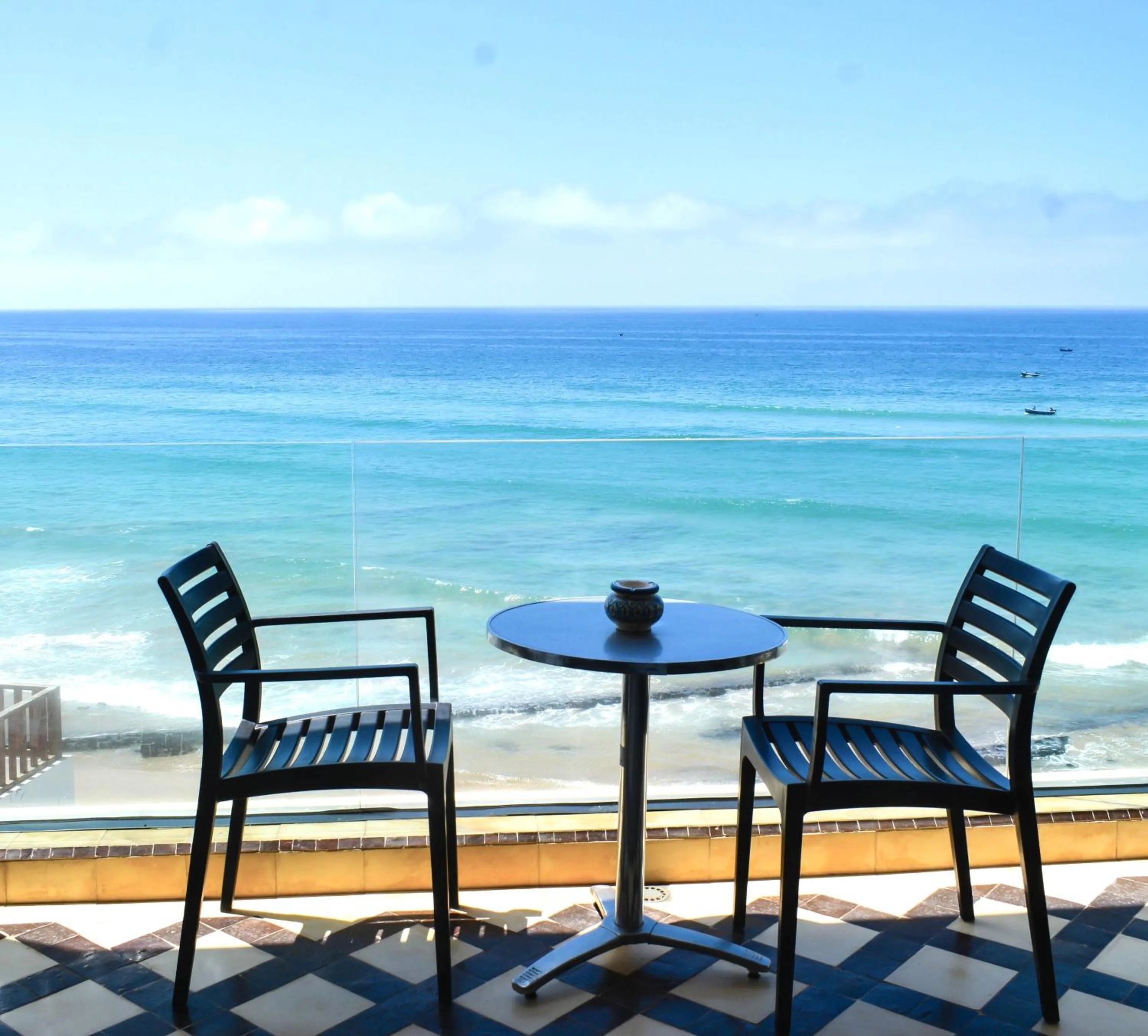 Balcony/Terrace in Bouad Seafront Apartments & Rooms