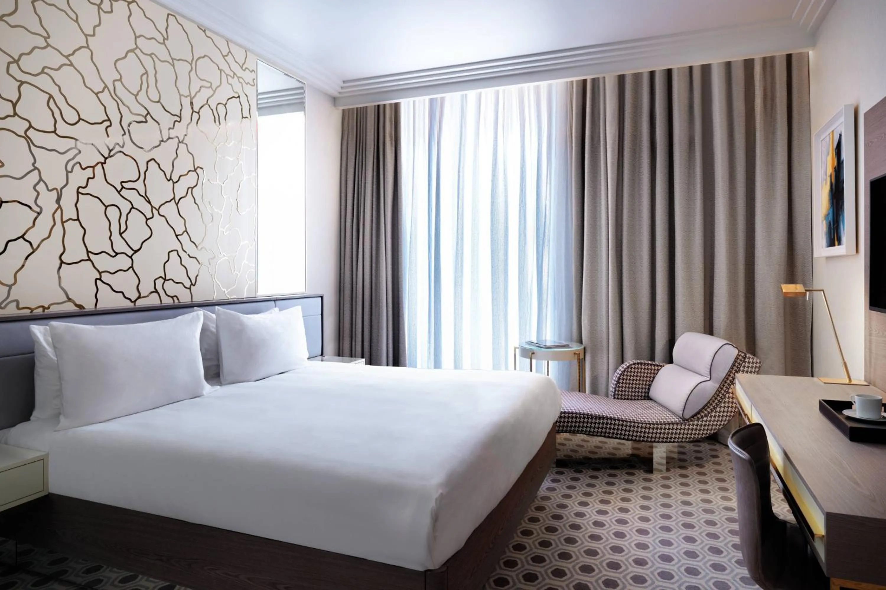 Photo of the whole room, Bed in Baku Marriott Hotel Boulevard