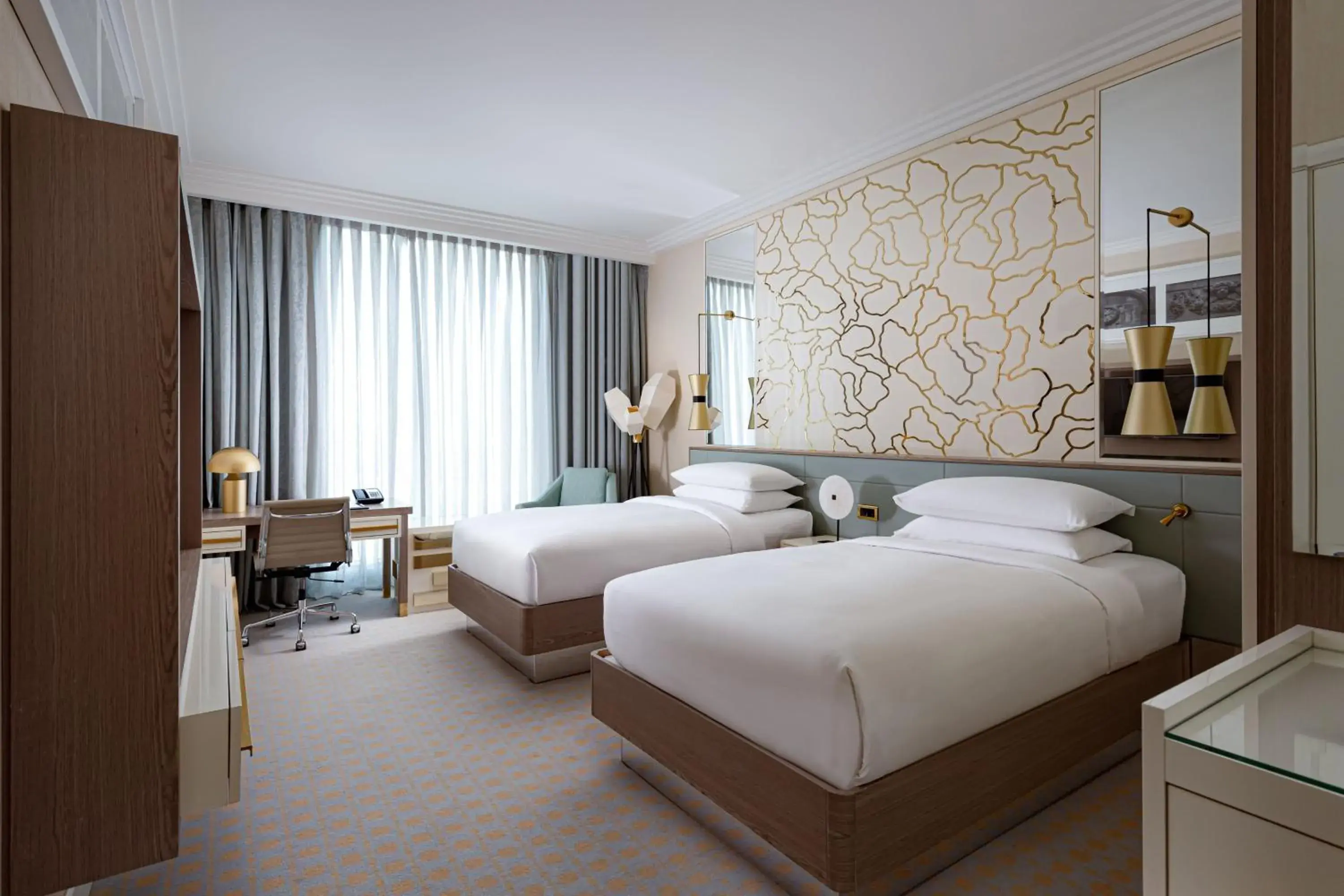 Standard Guest Room with 2 Twin/Single Bed(s) - single occupancy in Baku Marriott Hotel Boulevard Standard Guest Room with 2 Twin/Single Bed(s) - single occupancy in Baku Marriott Hotel Boulevard