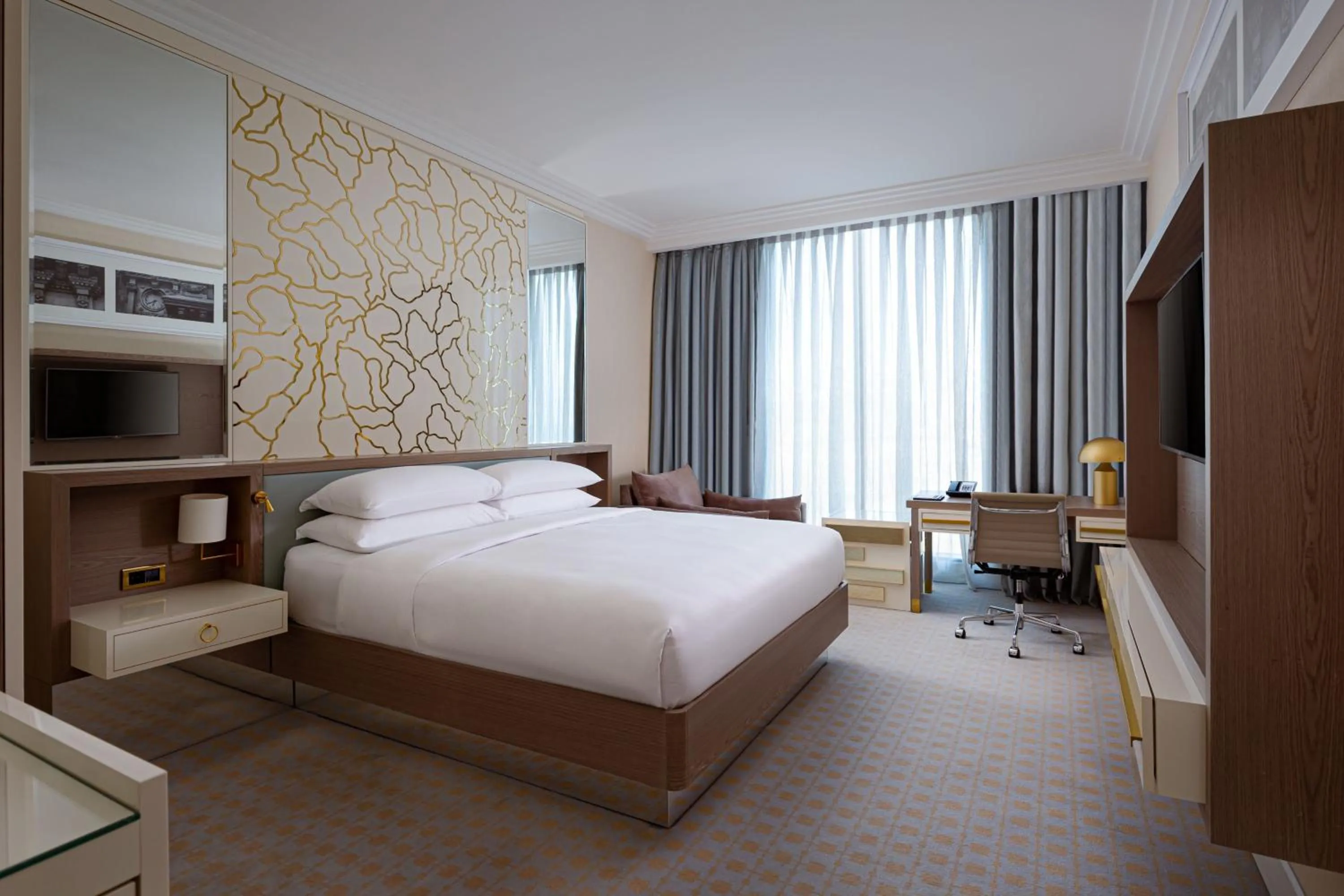 Photo of the whole room, Bed in Baku Marriott Hotel Boulevard