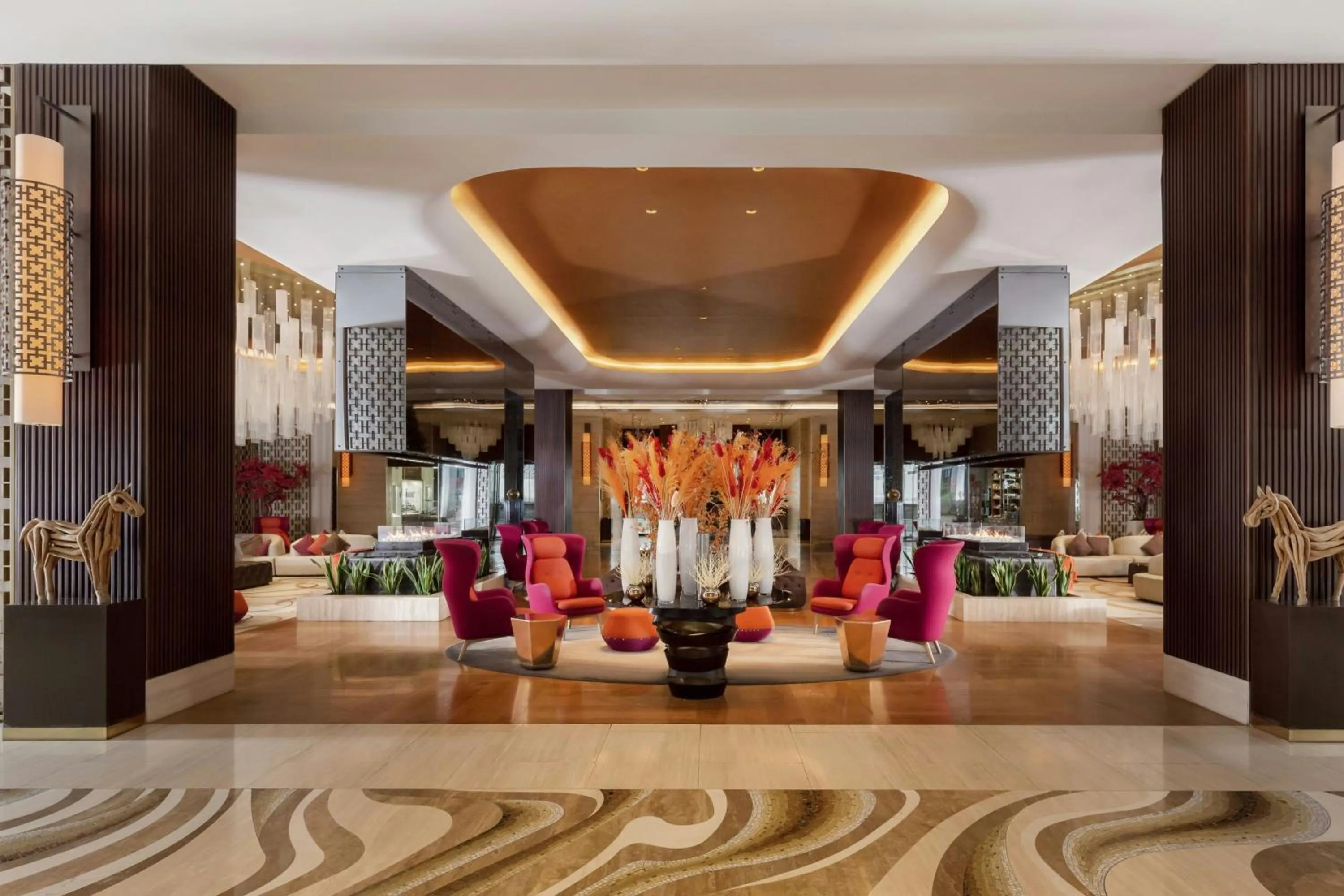 Lobby or reception in Baku Marriott Hotel Boulevard