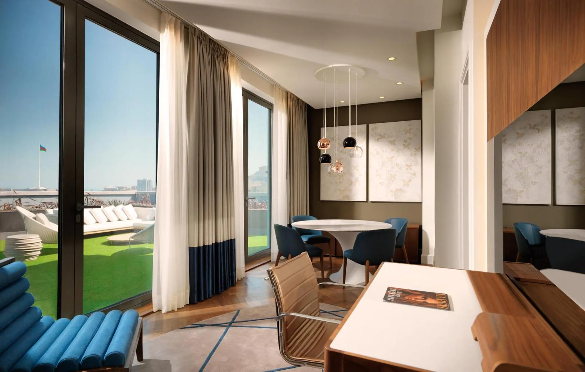 Patio in Sheraton Baku Intourist