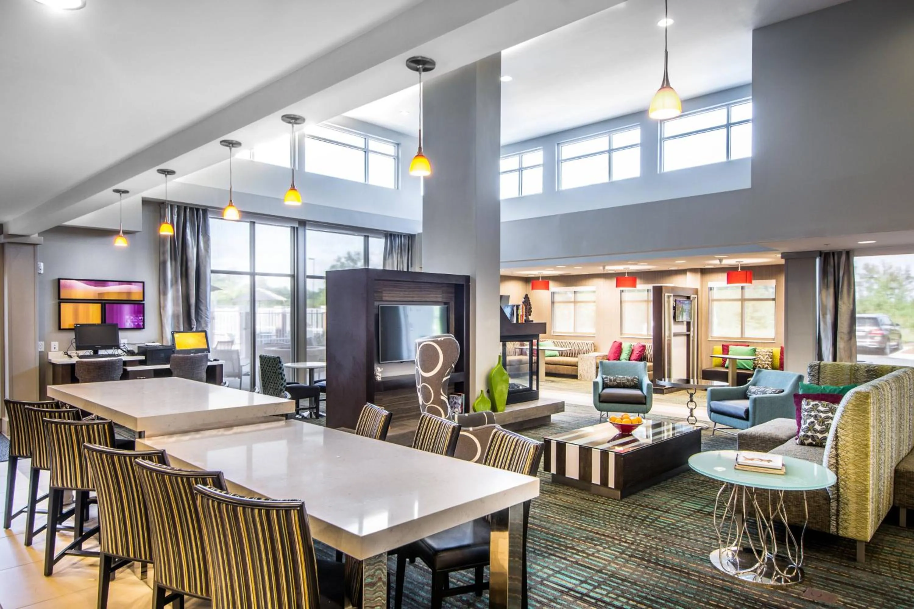 Lobby or reception in Residence Inn by Marriott Savannah Airport
