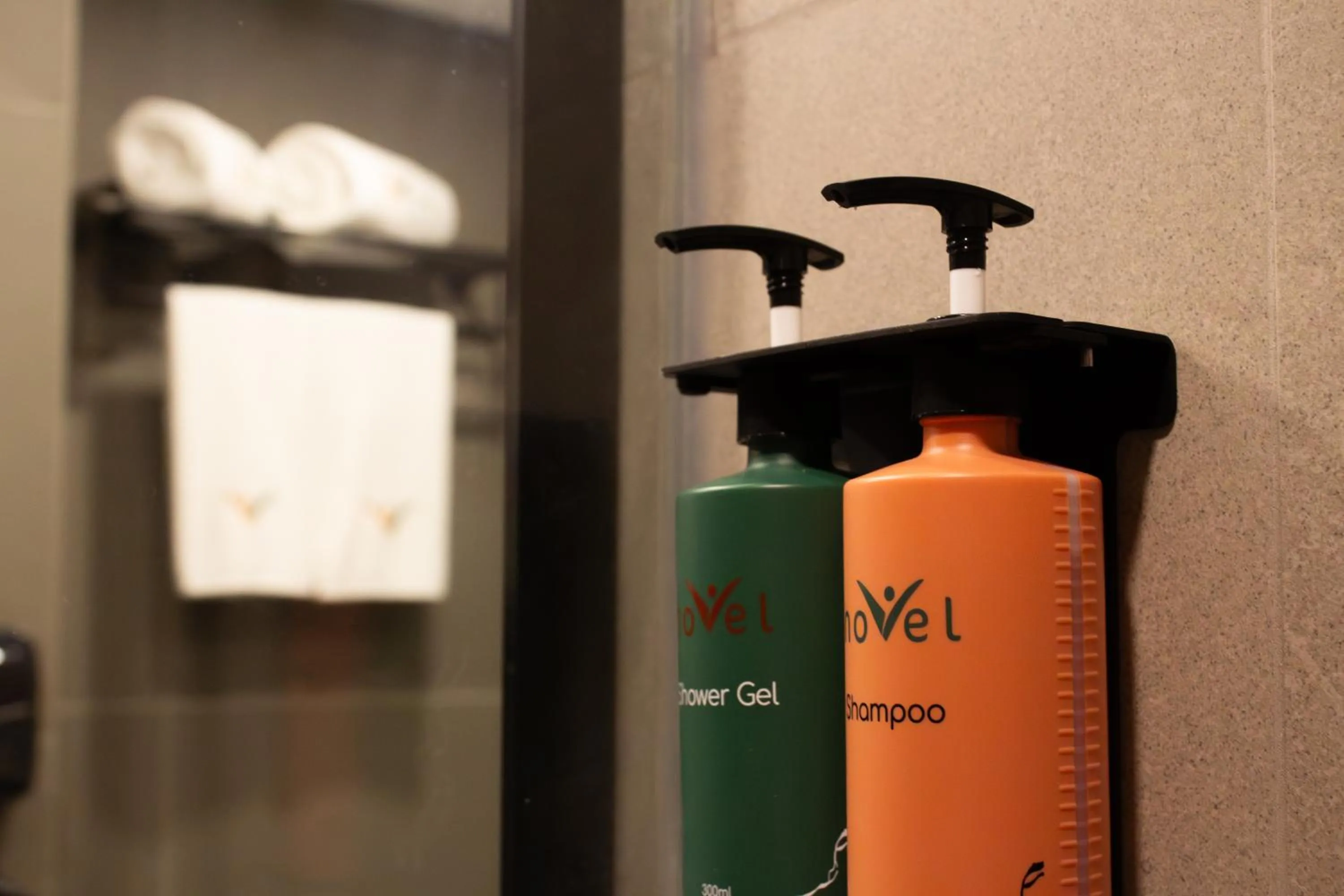 Bathroom in Novel Hotel Manila