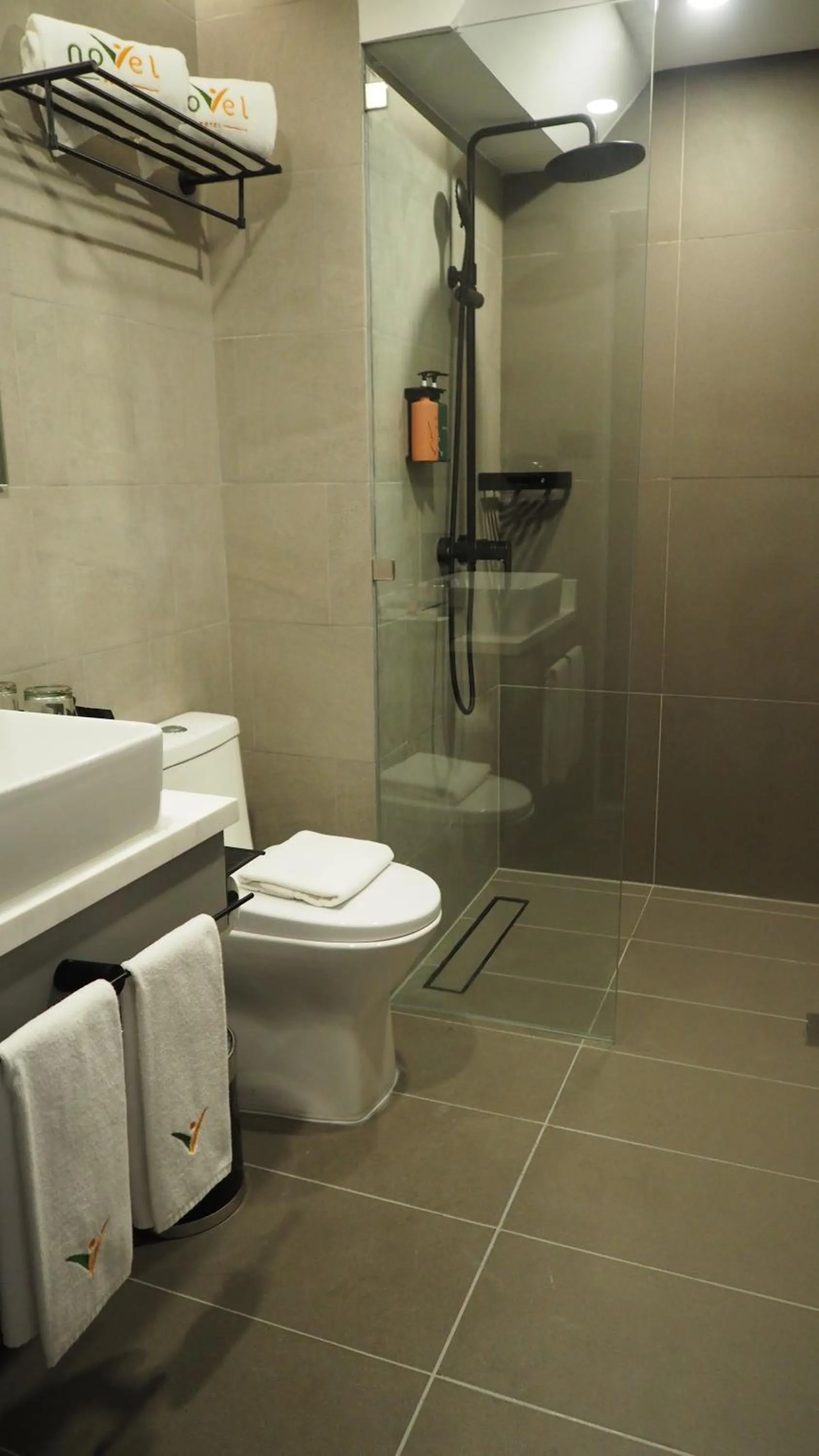 Bathroom in Novel Hotel Manila