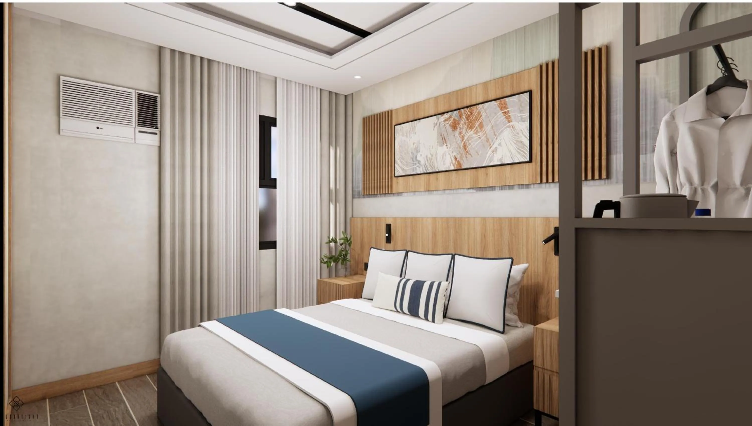 Bed in Novel Hotel Manila